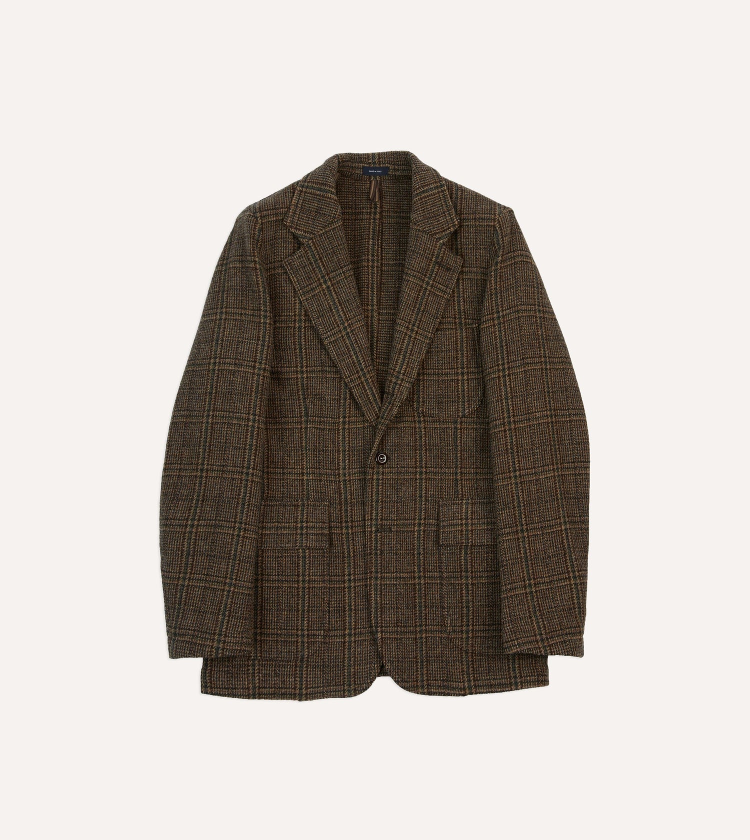 Brown Check Harris Tweed Games Blazer Mk. VII
