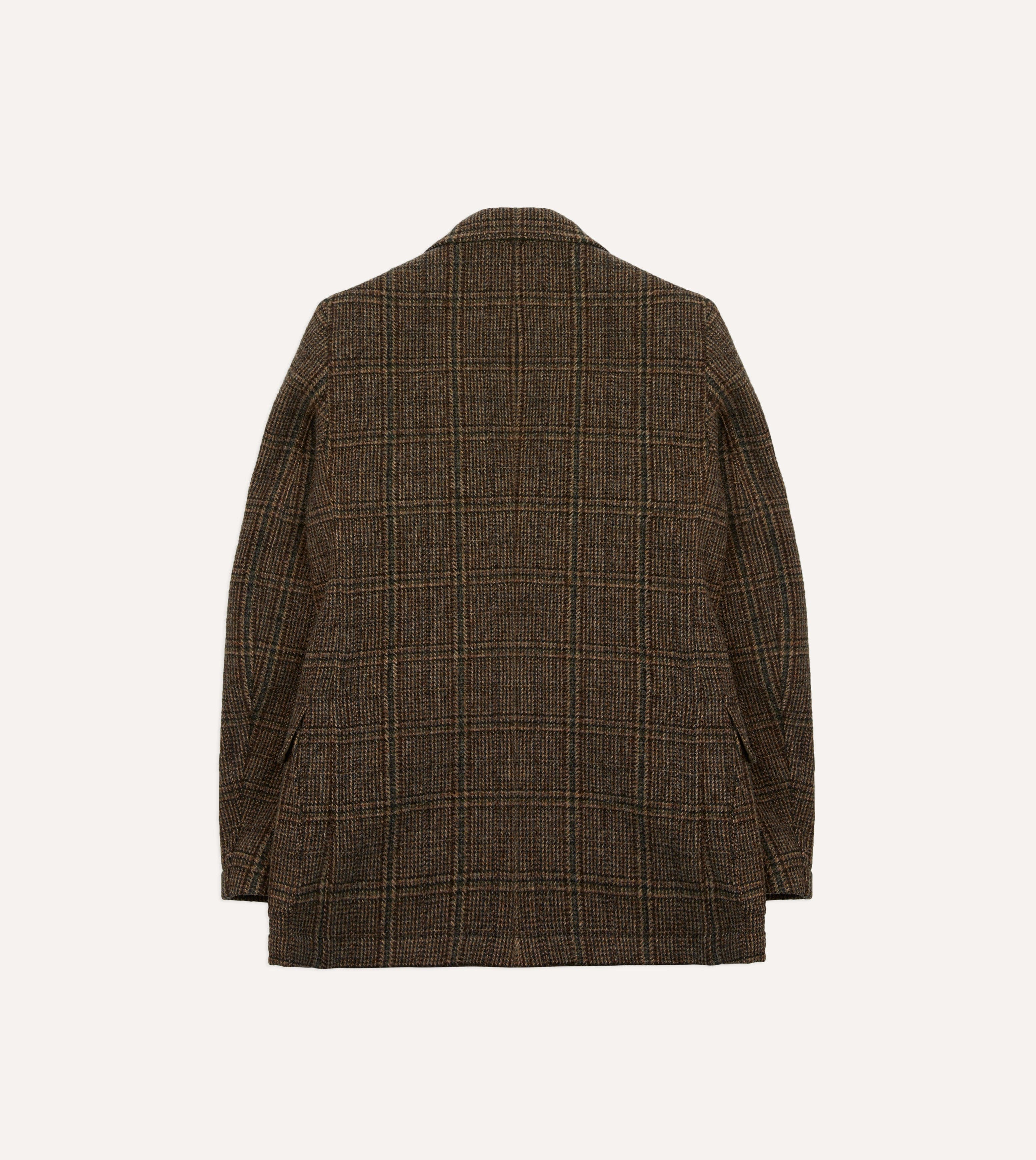 Brown Check Harris Tweed Games Blazer Mk. VII