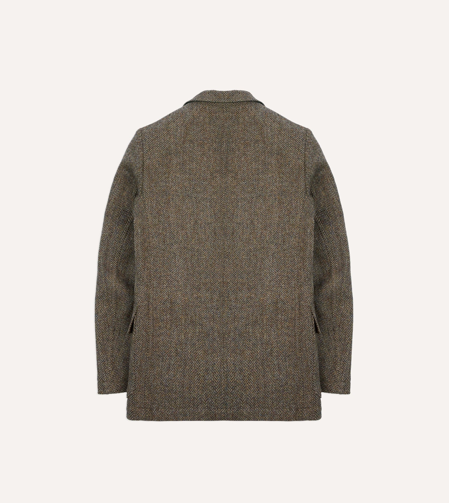 Olive Herringbone Harris Tweed Games Blazer Mk. VII