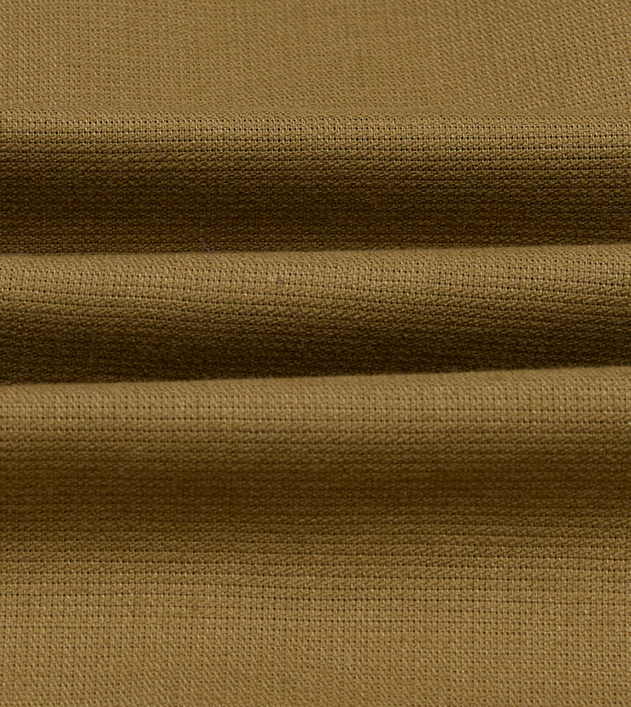Olive Cotton Drawstring Games Blazer