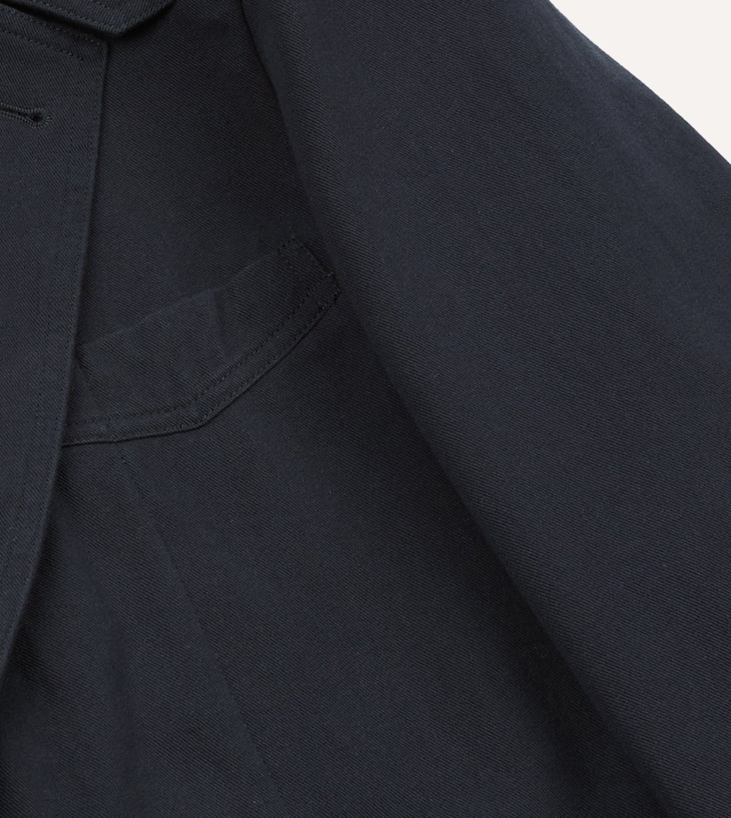 Navy Cotton Twill Field Games Blazer