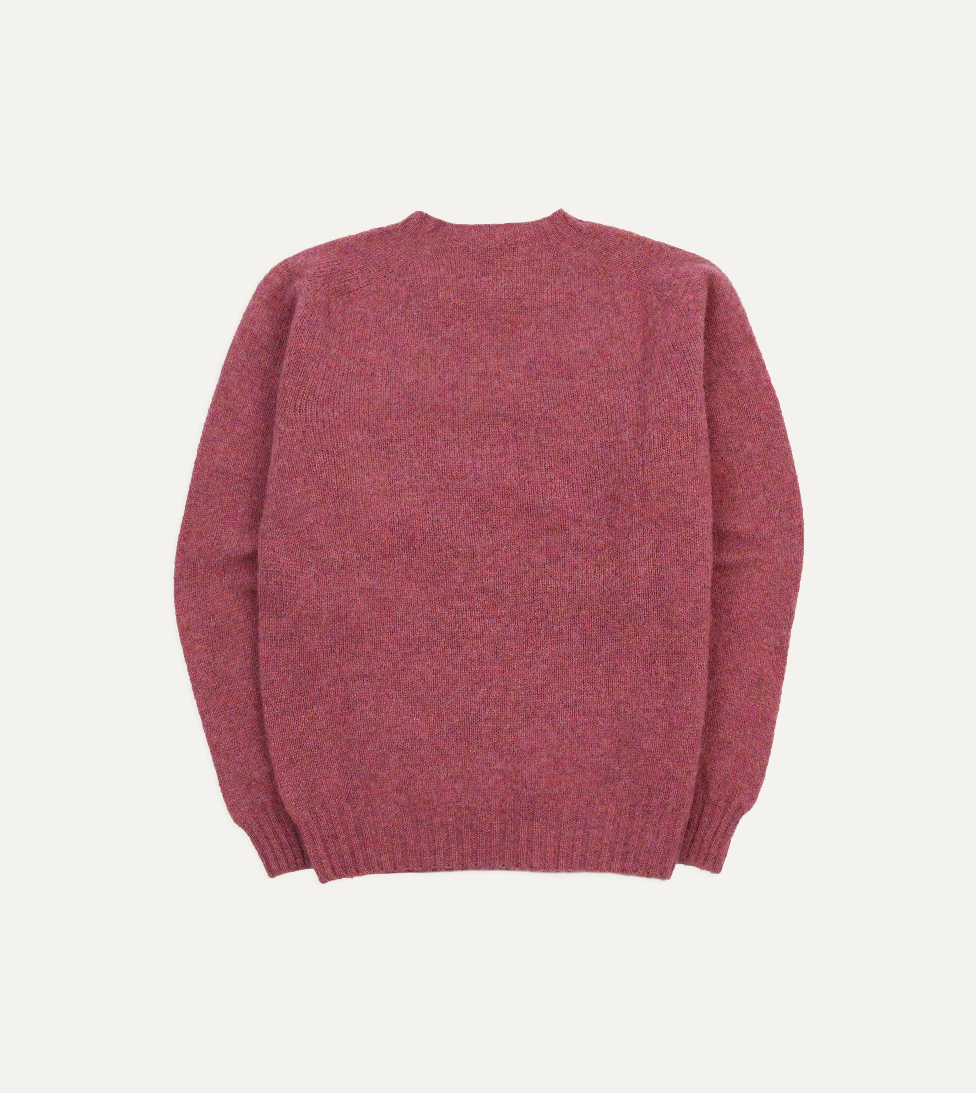 Mulberry Brushed Shetland Crew Neck Jumper