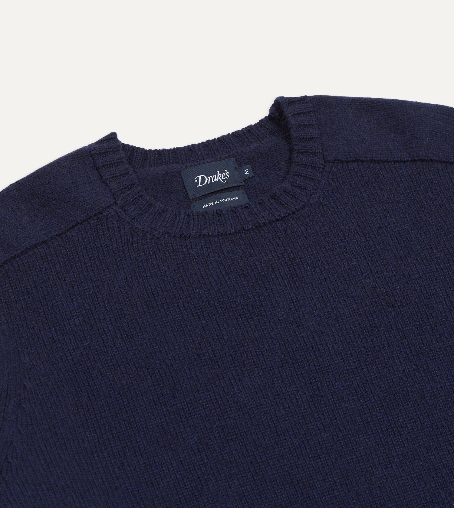 Navy Cashmere Crew Neck Jumper