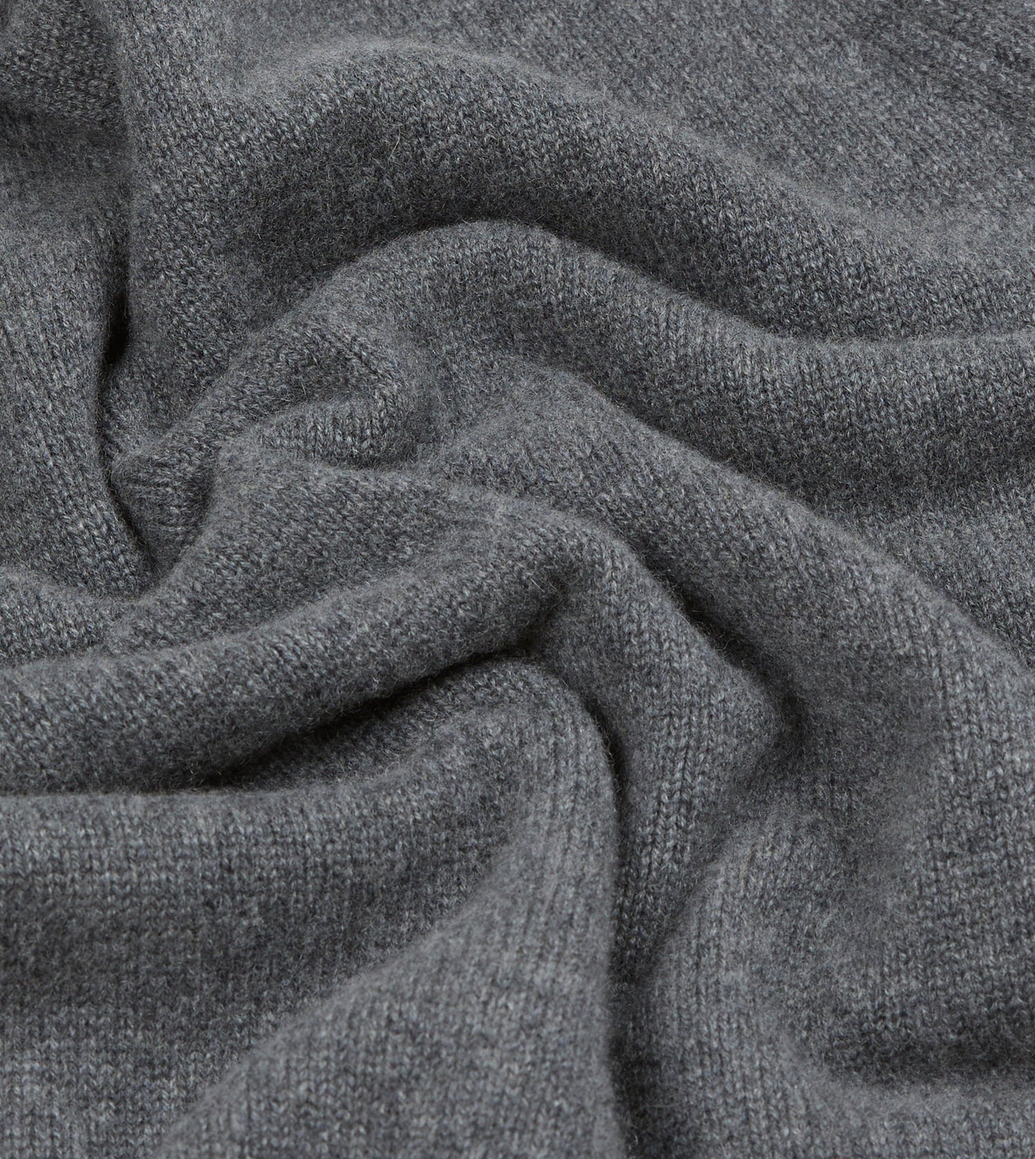 Grey Cashmere Crew Neck Jumper