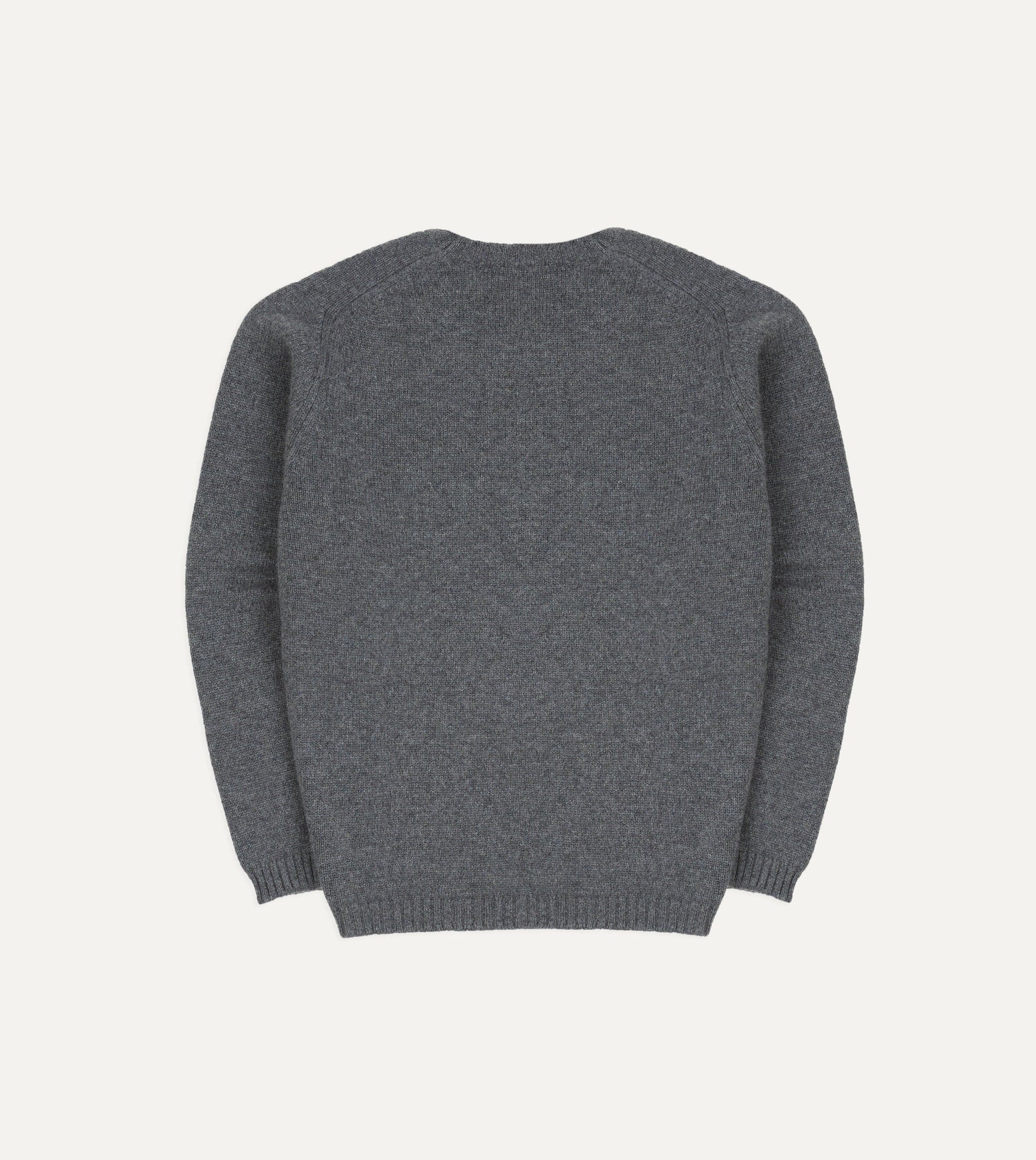 Grey Cashmere Crew Neck Jumper