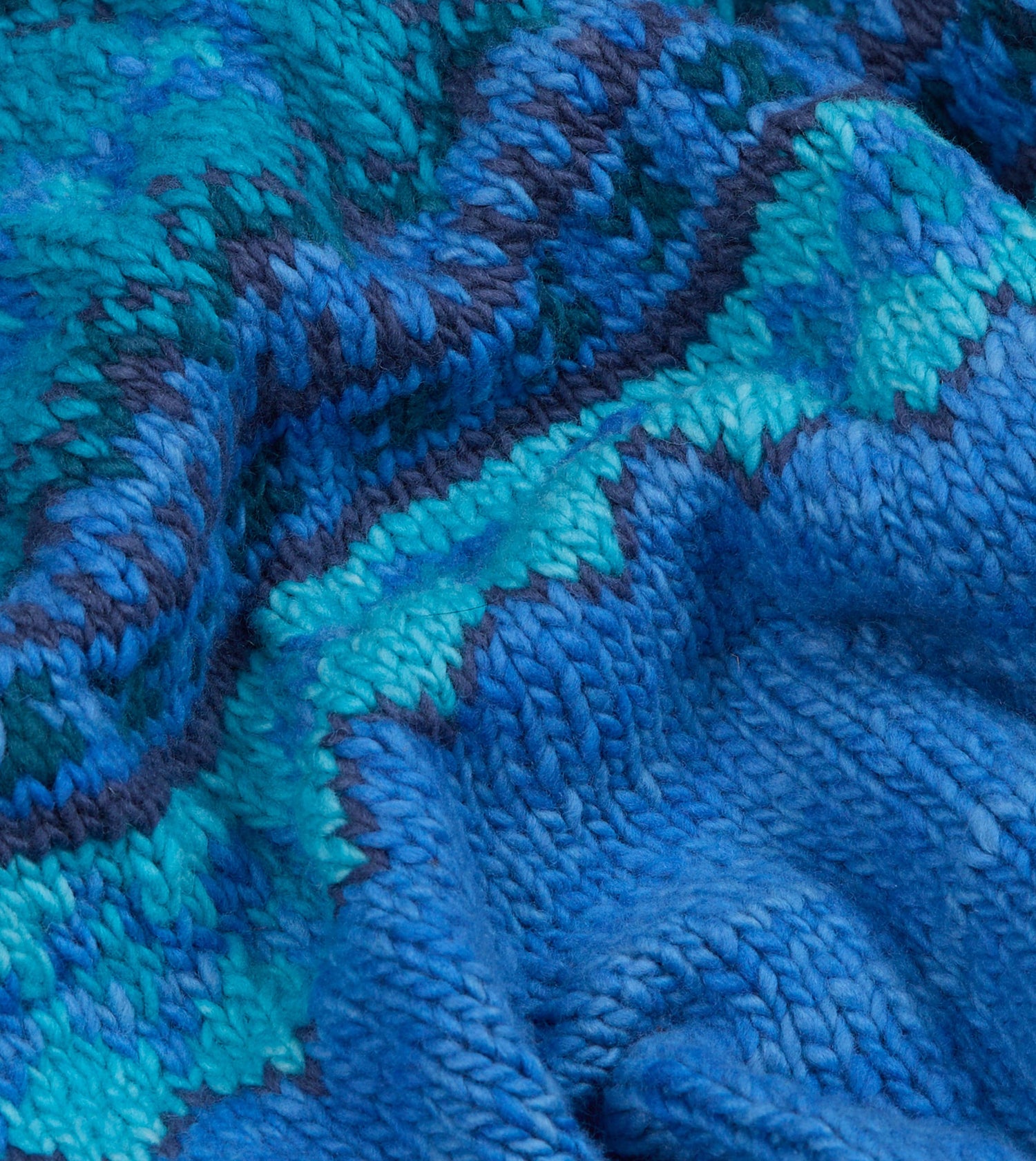 Chamula Blue Fairisle Merino Jumper