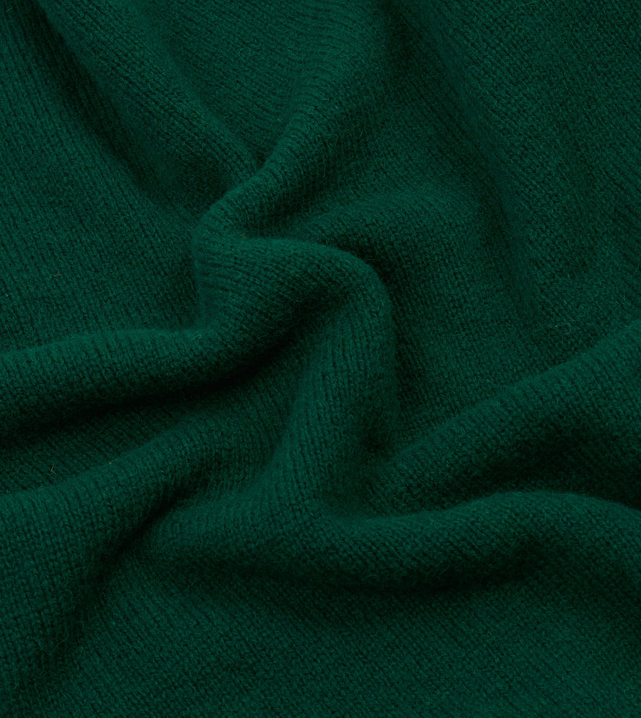 Brown Multi Colourblock Brushed Shetland Crew Neck Jumper