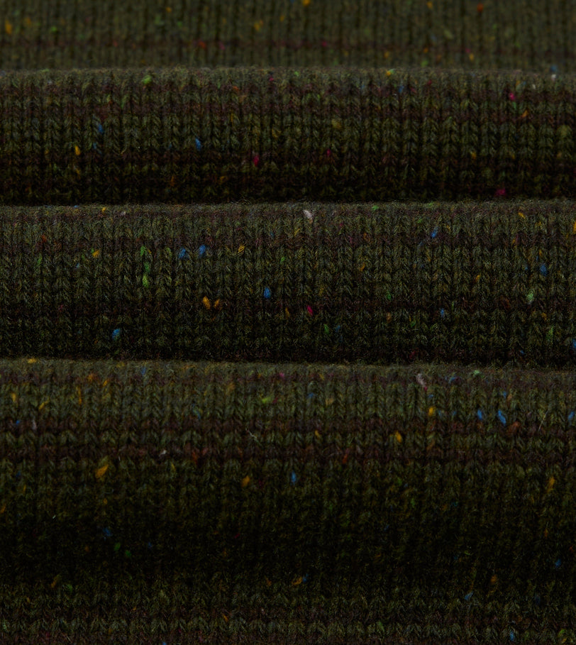 Drake's by A. Levine Olive Wool Jumper