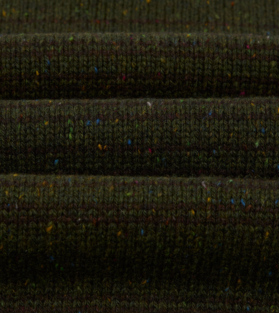 Drake's by A. Levine Olive Wool Jumper