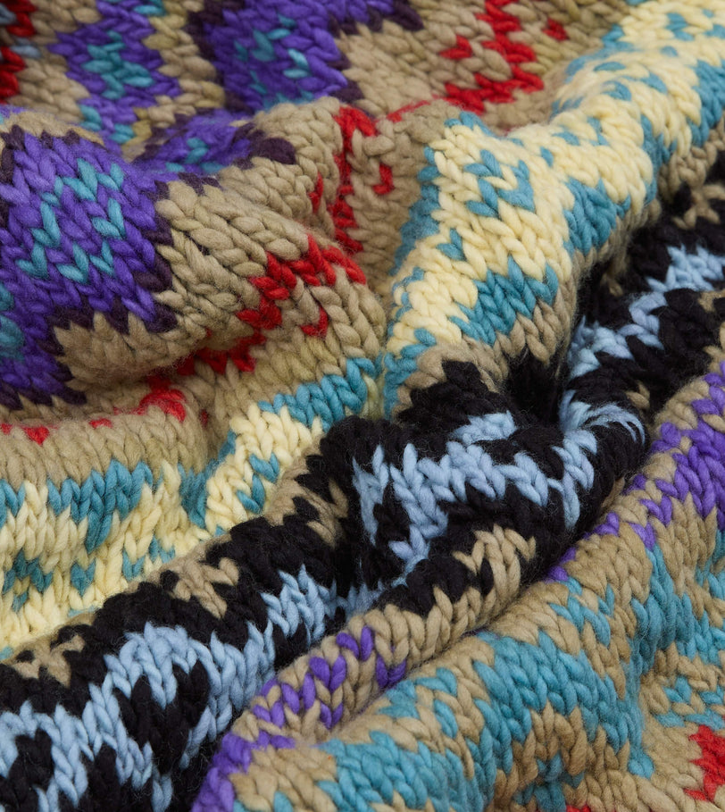 Chamula Green Fairisle Merino Jumper