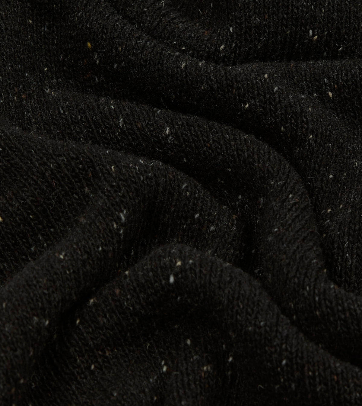 Dark Grey Donegal Crew Neck Jumper