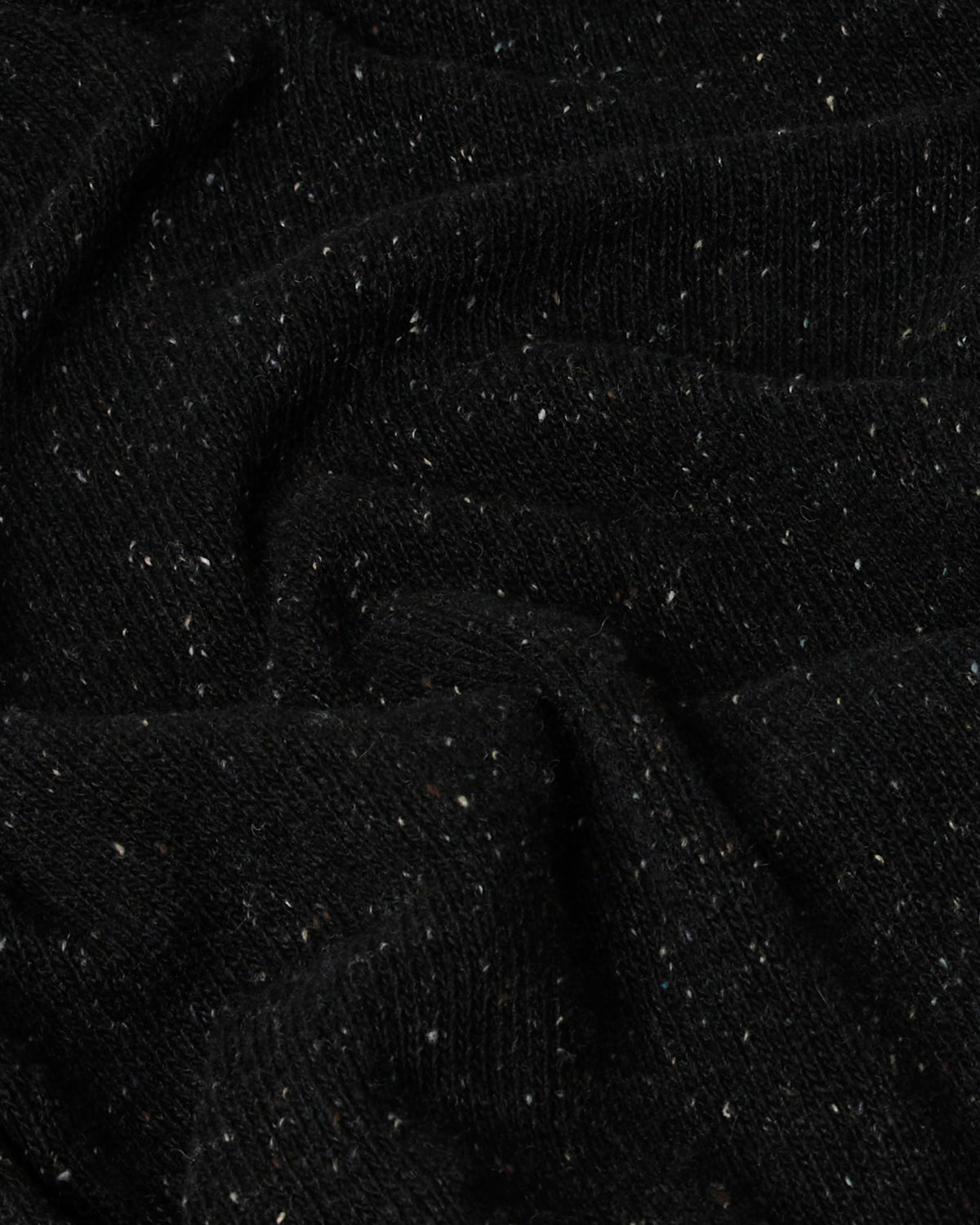 Dark Grey Donegal Crew Neck Jumper