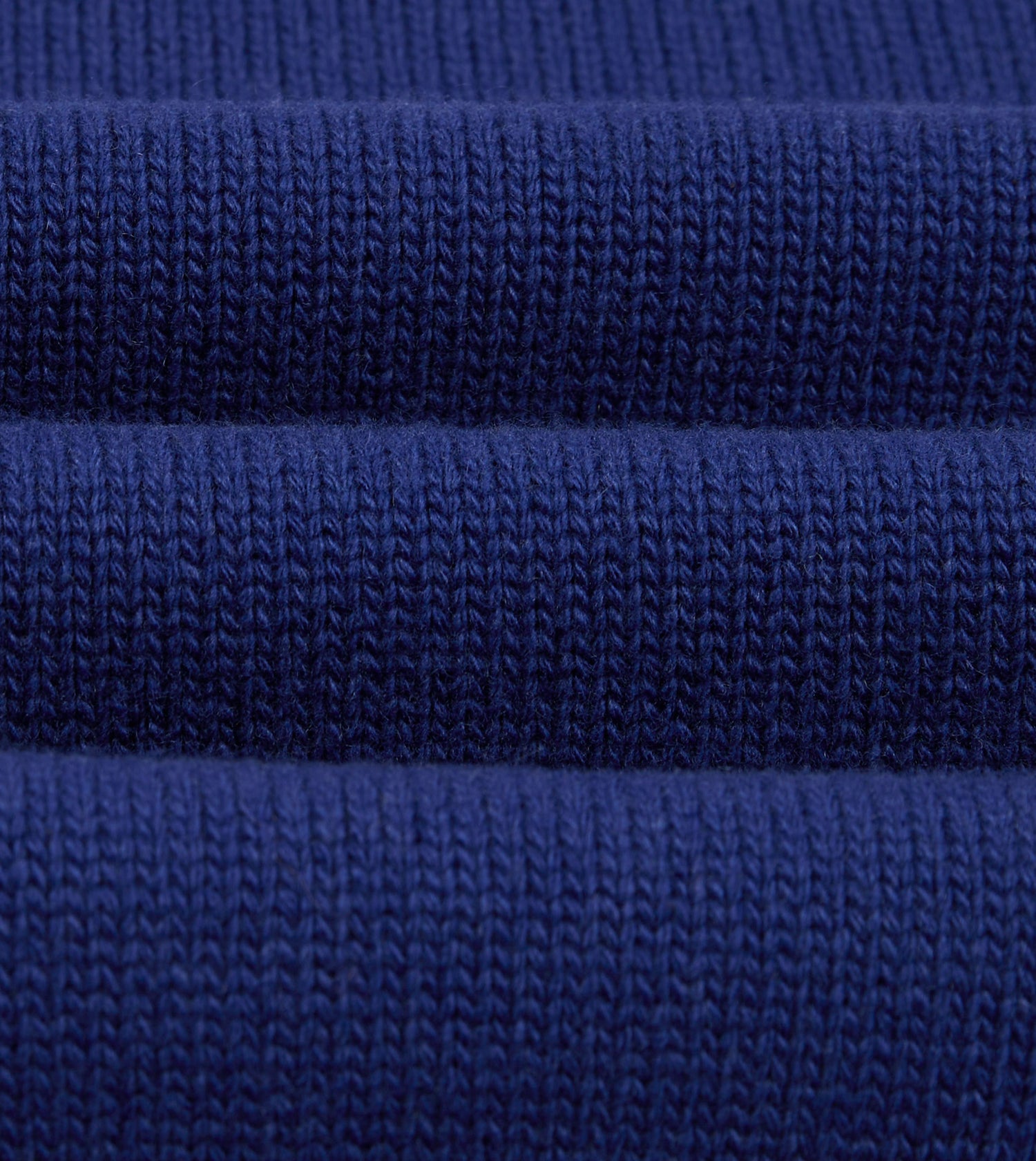 Blue Wool-Cashmere Crew Neck Jumper