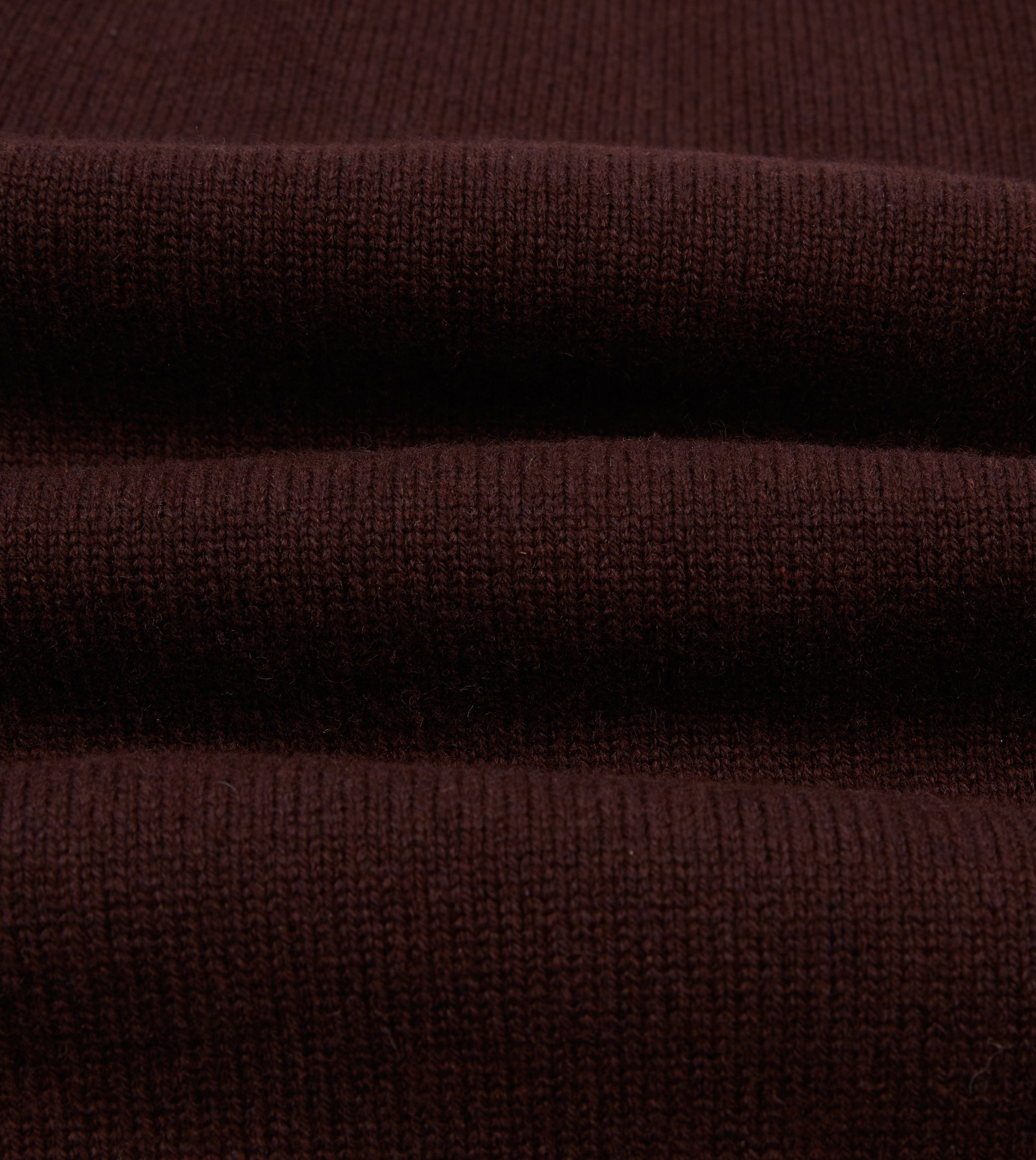 Dark Brown Lambswool 6 Button Cardigan