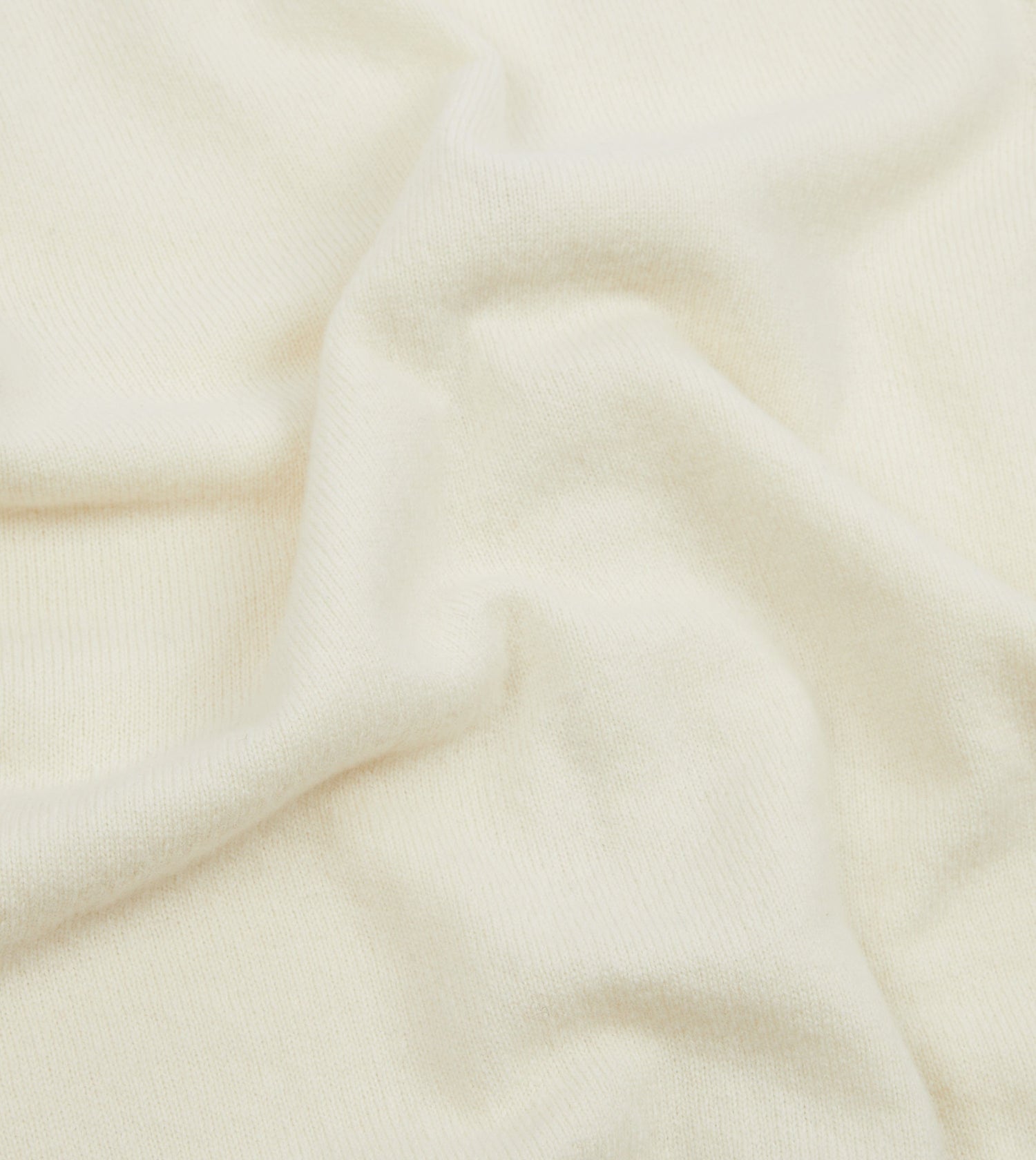 Ecru Lambswool Sleeveless Cardigan