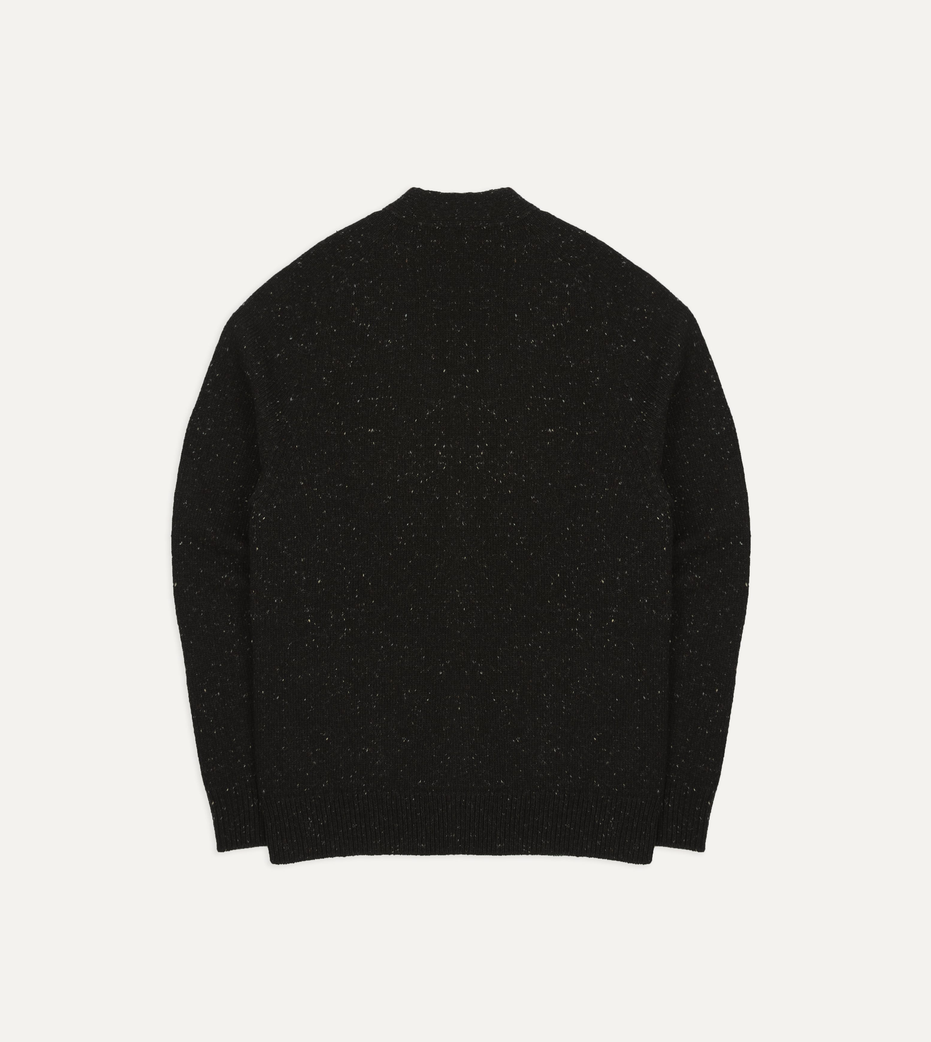 Dark Grey Donegal Button Cardigan