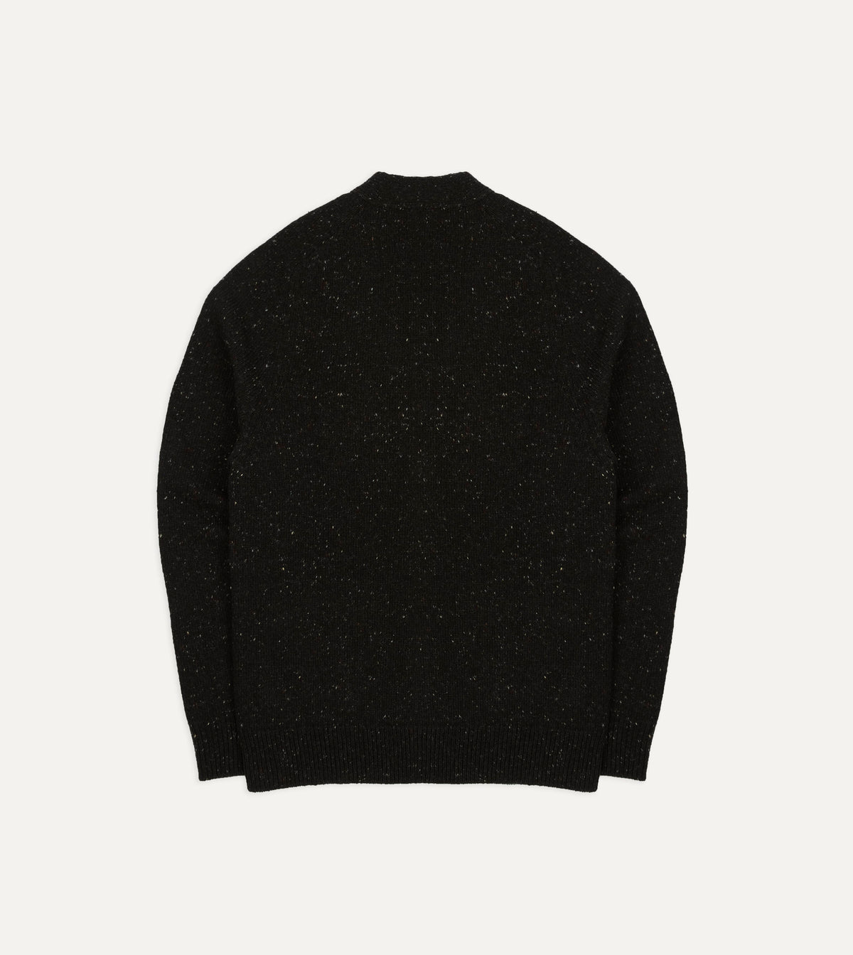 Dark Grey Donegal 6 Button Cardigan