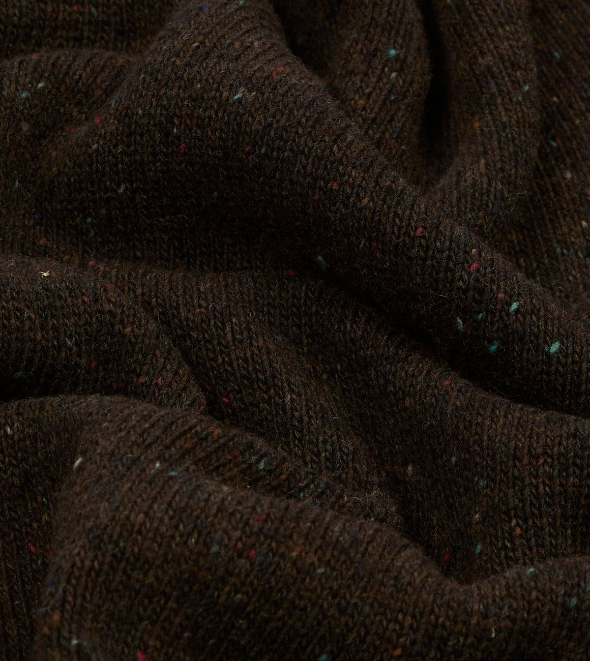 Brown Donegal 6 Button Cardigan