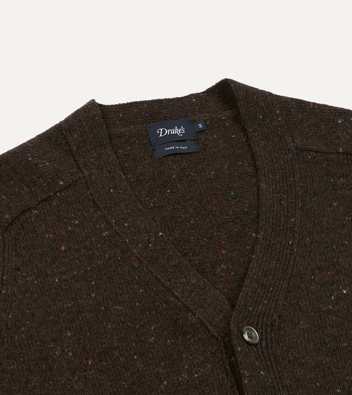 Brown Donegal 6 Button Cardigan