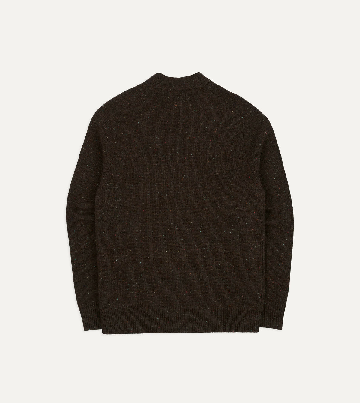 Brown Donegal 6 Button Cardigan