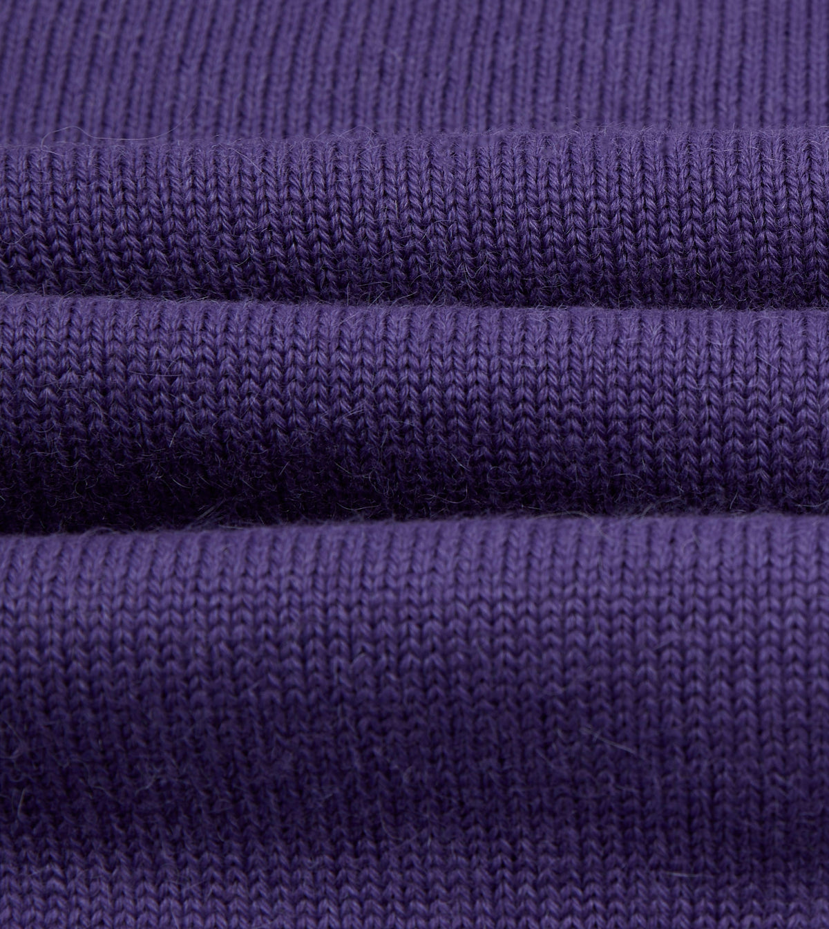 Purple Wool-Alpaca Button Cardigan