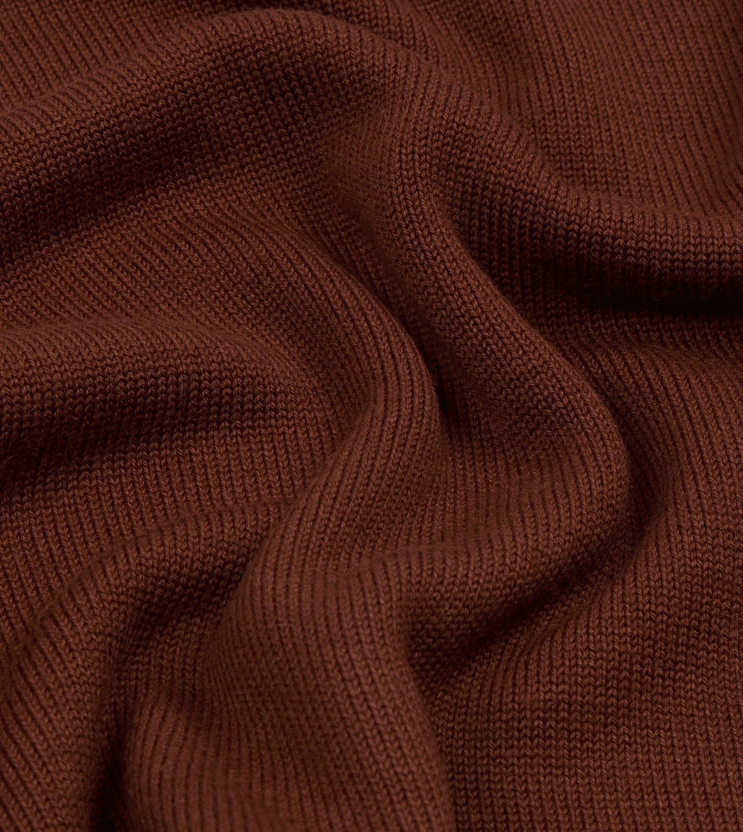 Burgundy Wool Mock Neck Jumper