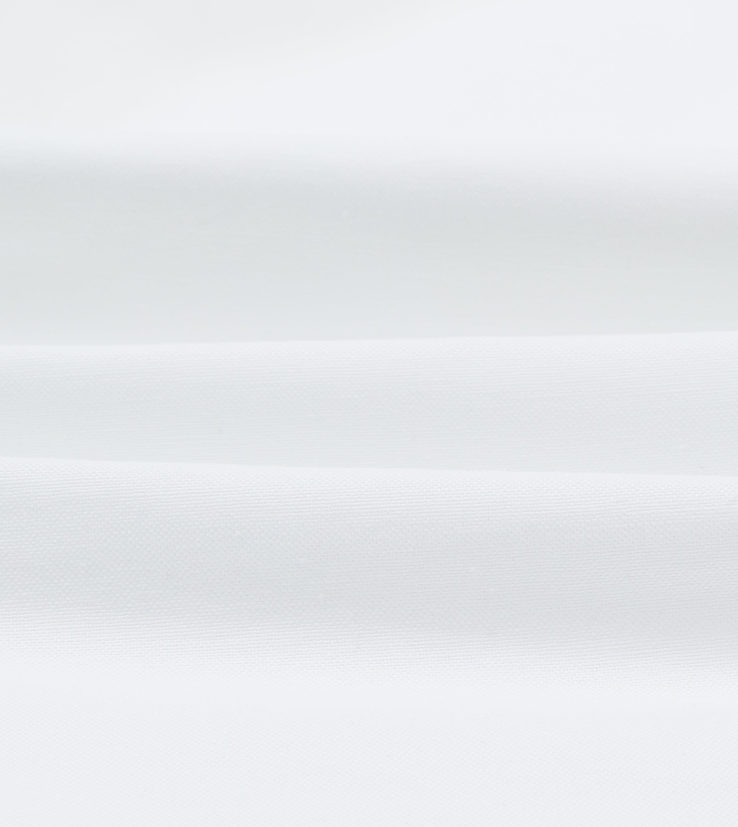 White Oxford Cotton Cloth Button-Down Shirt