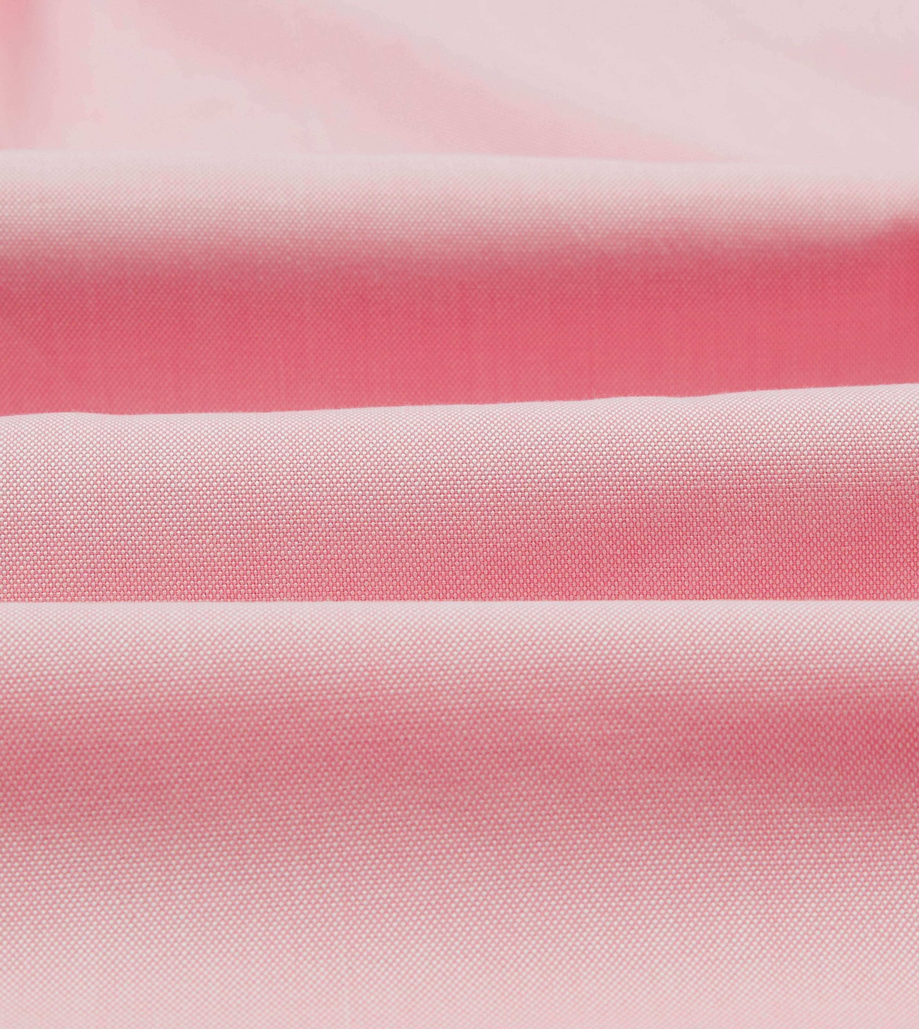 Pink Pinpoint Oxford Cotton Cloth Button-Down Shirt