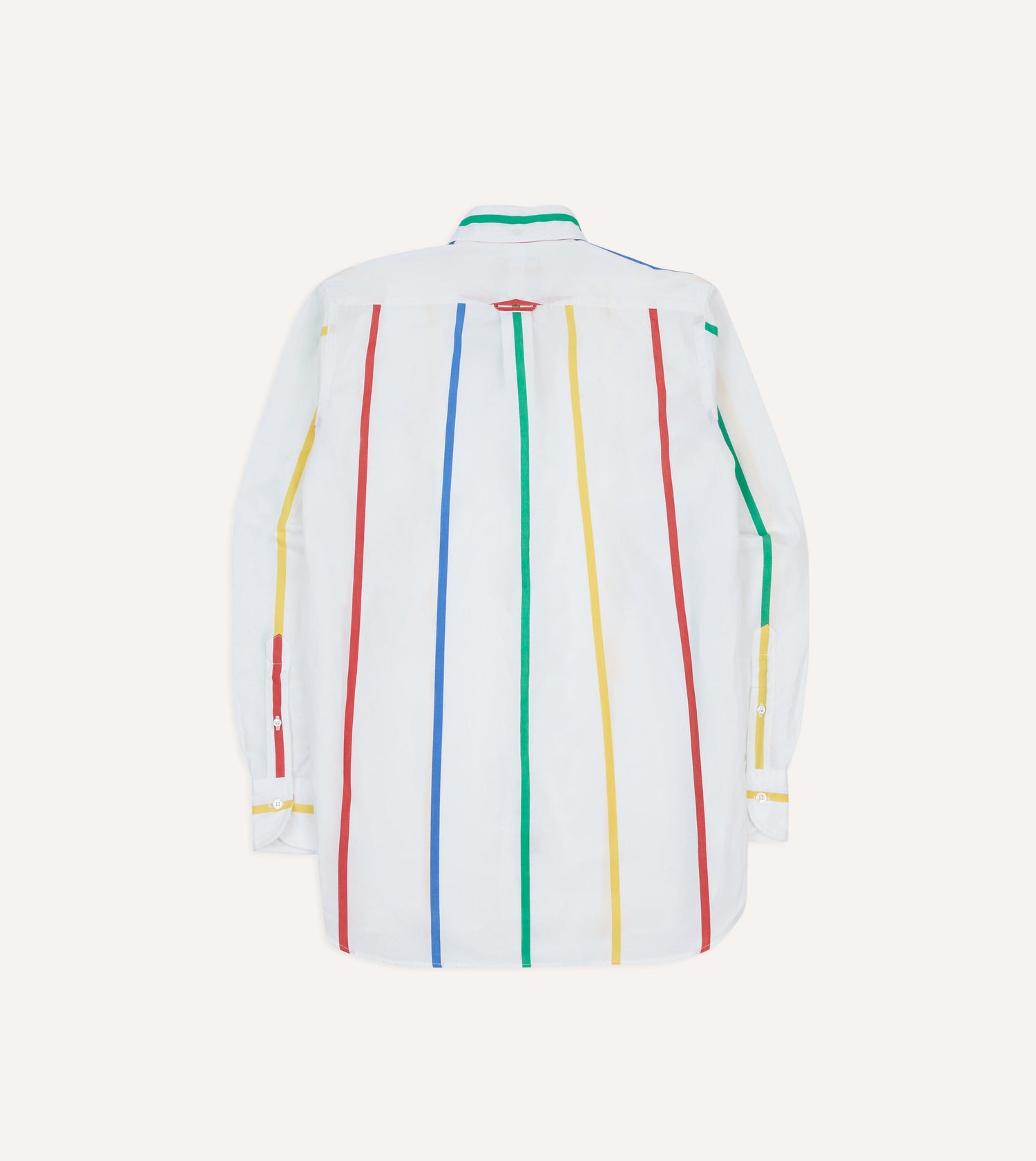 Primary Stripe Poplin Button-Down Fun Shirt