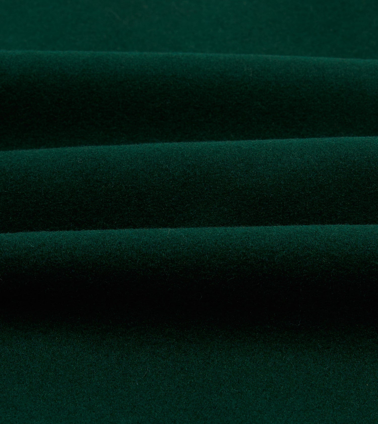 Green Wool Four-Pocket Camp Collar Work Shirt