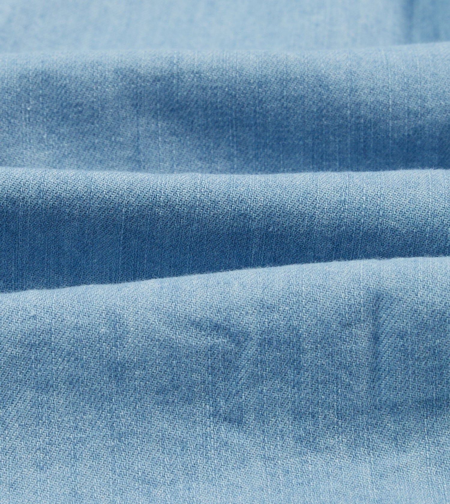 Bleach Wash Denim Work Shirt