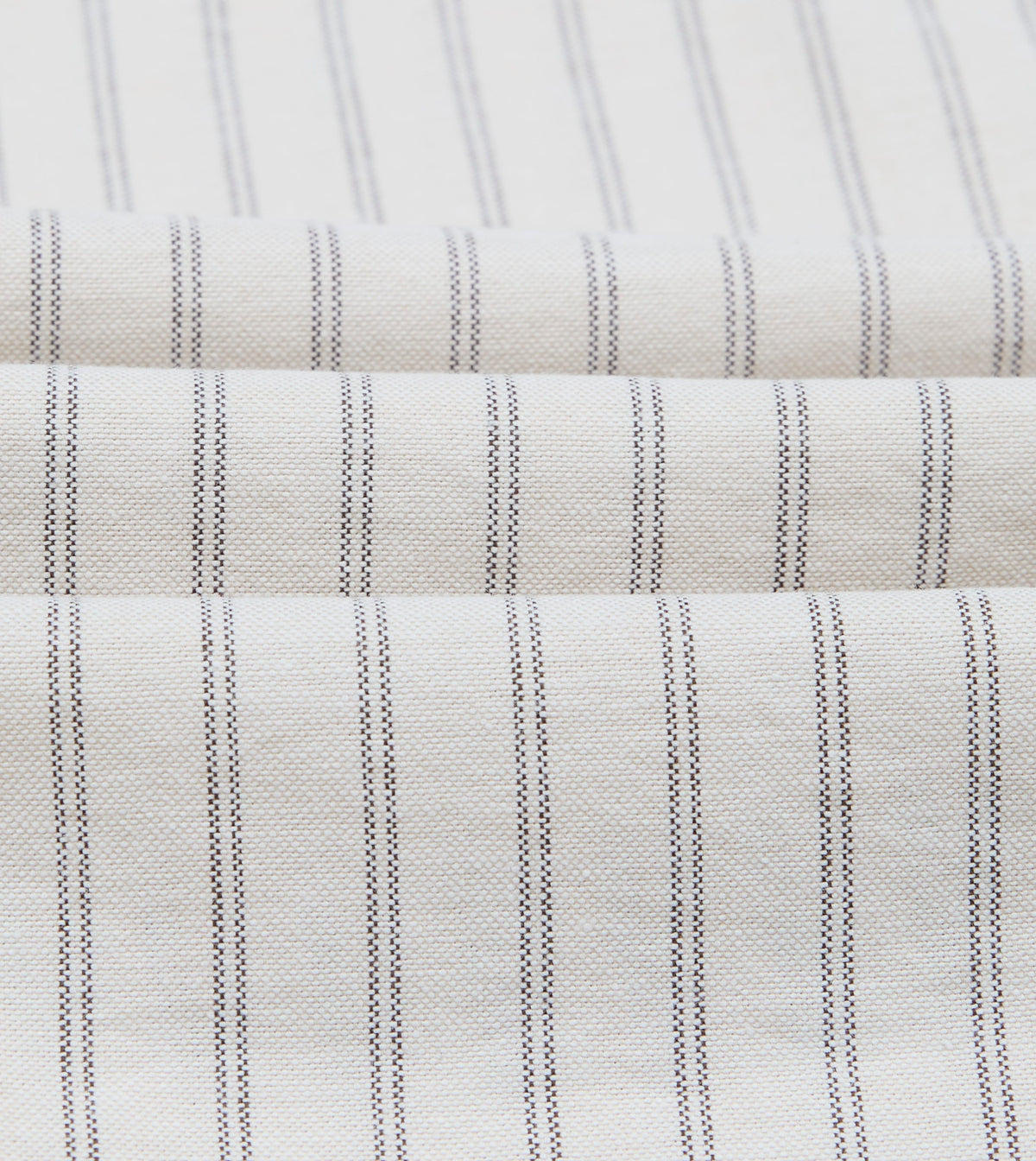 Ecru Stripe Cotton Oxford Cloth Pocket Button-Down Shirt