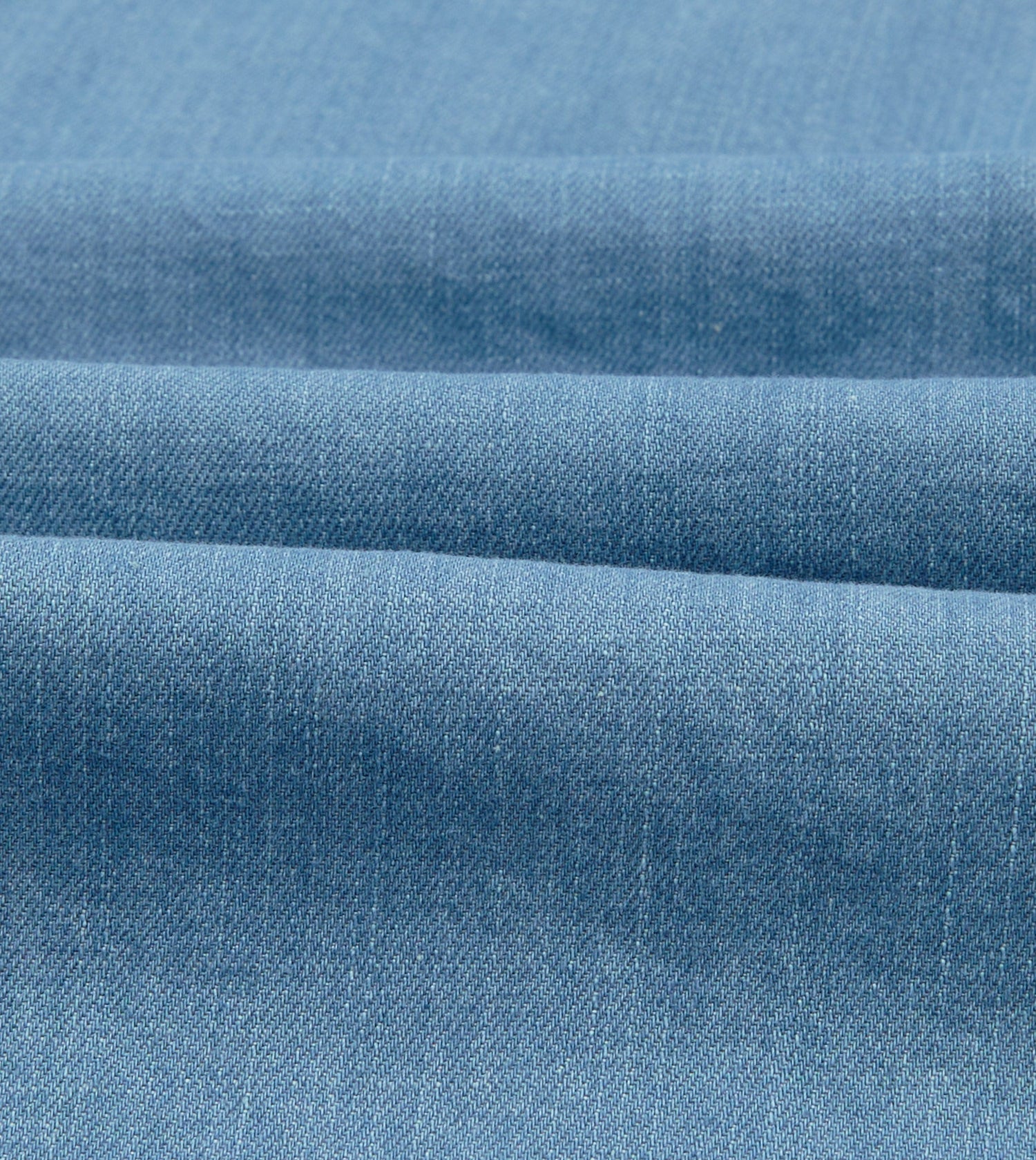 Bleach Wash Denim Military Shirt