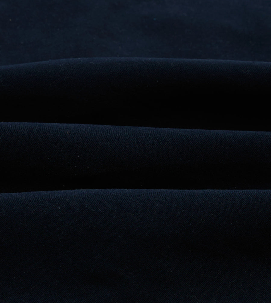Navy Moleskin Two-Pocket Western Shirt