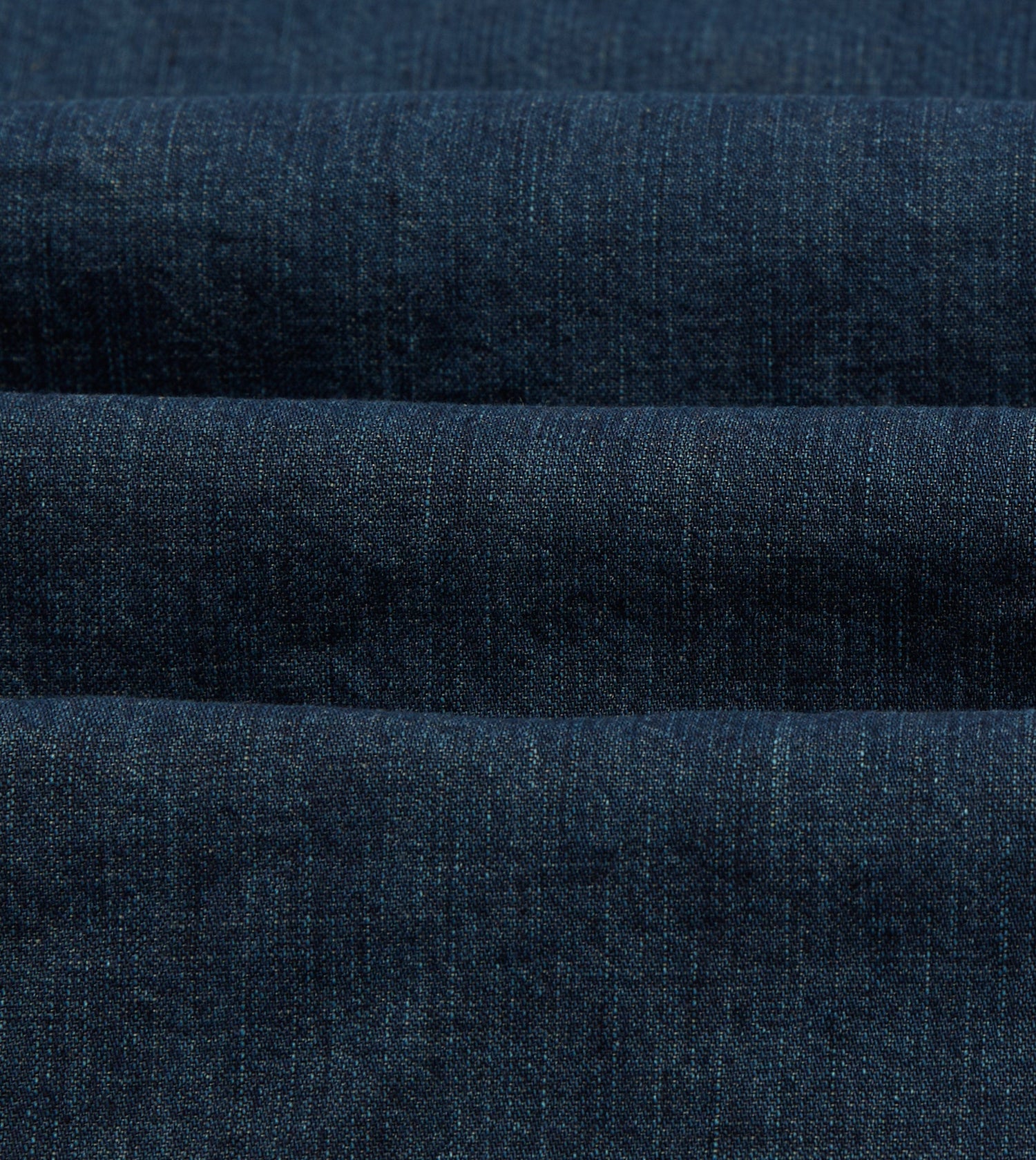 Indigo Rinse Denim Two-Pocket Western Shirt