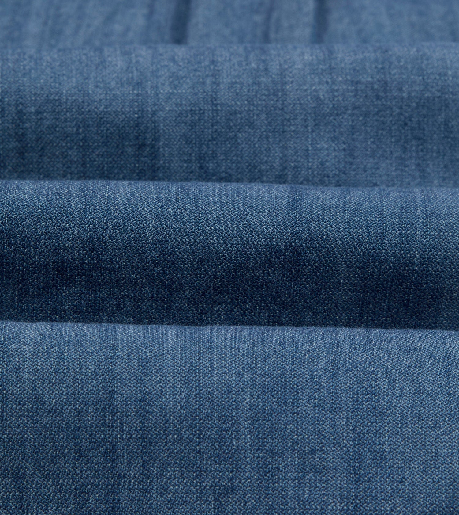 Stone Wash Denim Club Collar Work Shirt