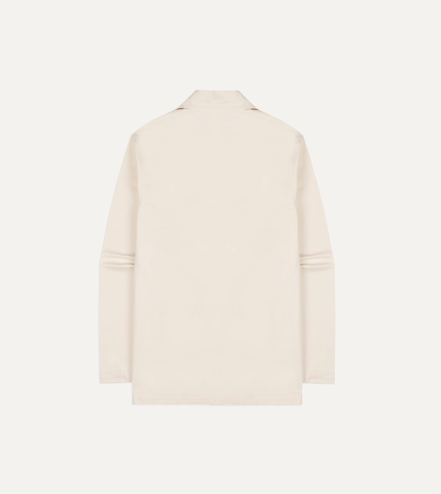 Ecru Cotton Tie Front Smock