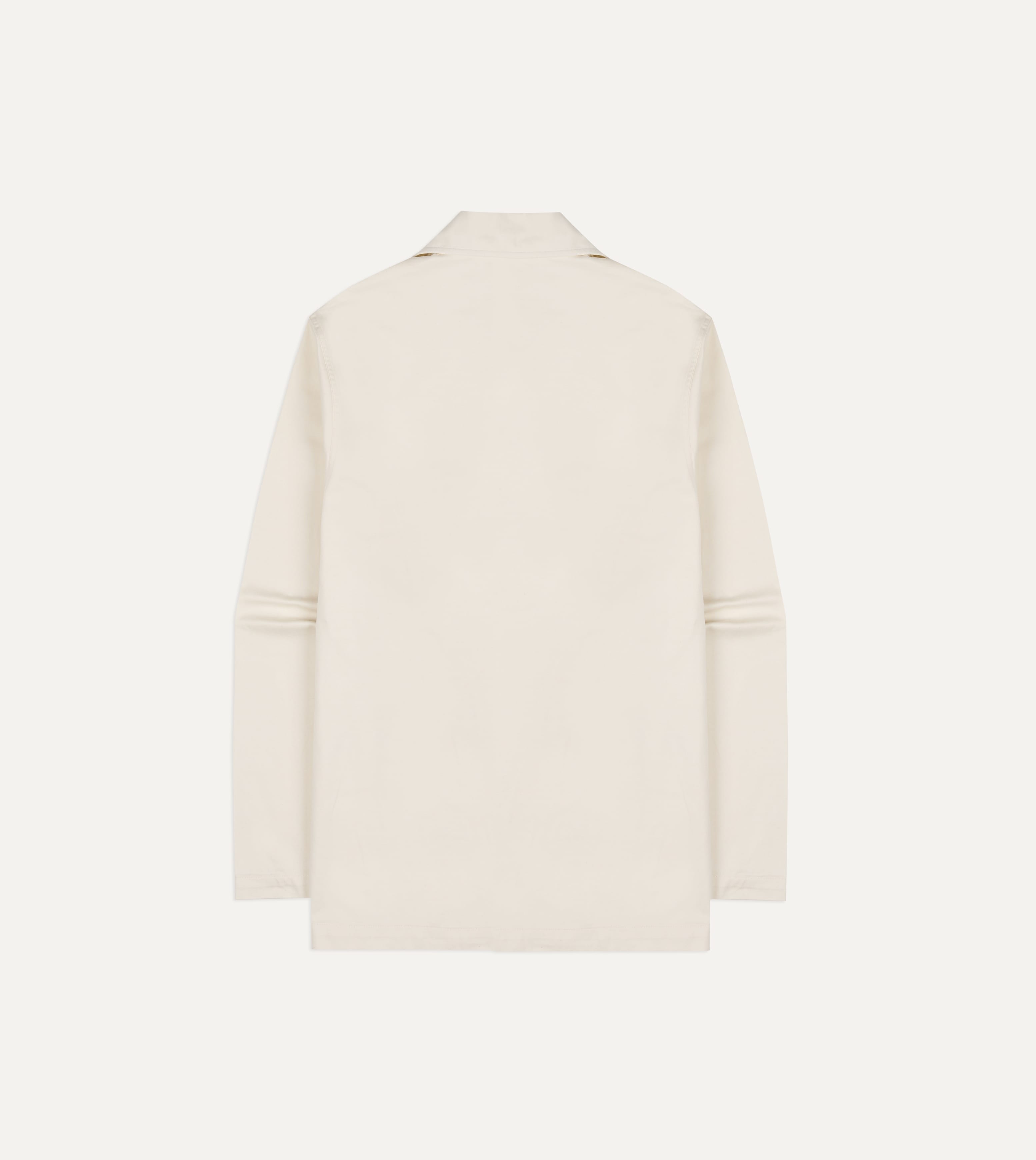Ecru Cotton Tie Front Smock