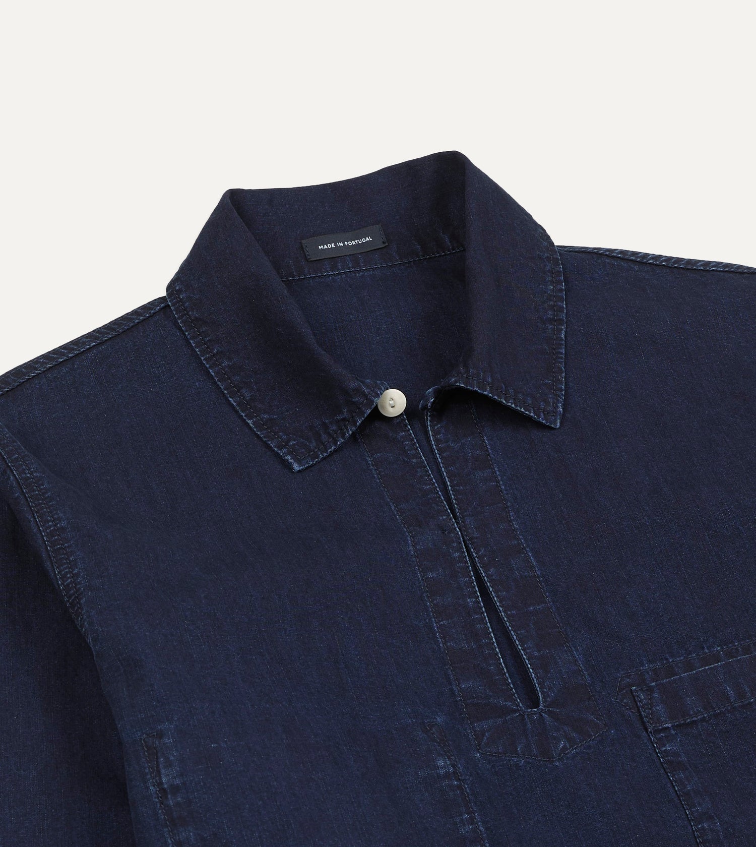 Indigo Cotton Smock