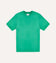 Washed Green Cotton Crew Neck Hiking T-Shirt