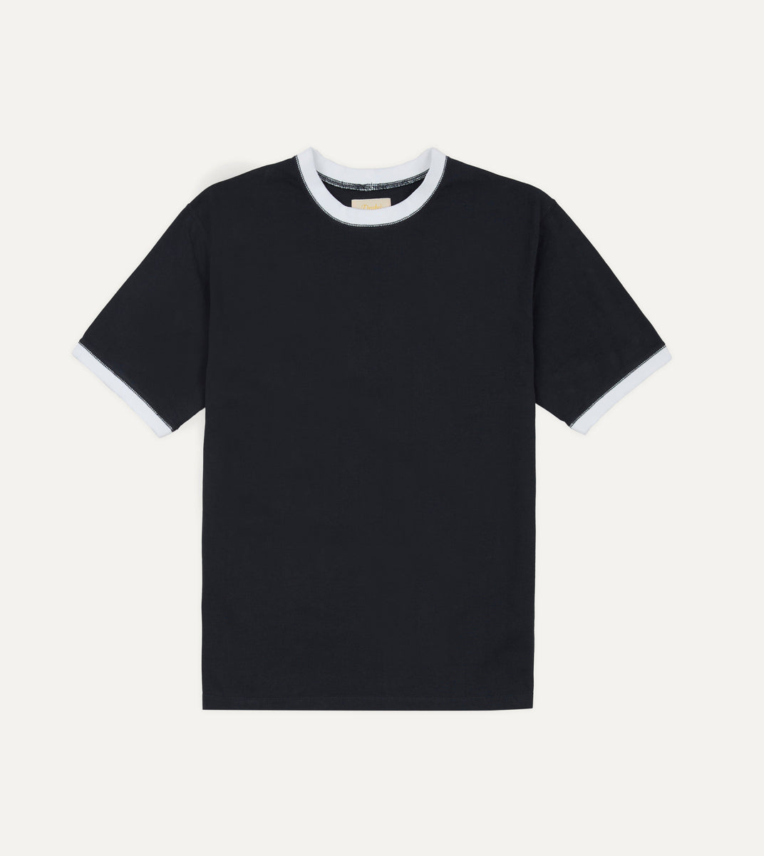 Drake's & Mr Camel Navy Ringer T-Shirt – Drakes