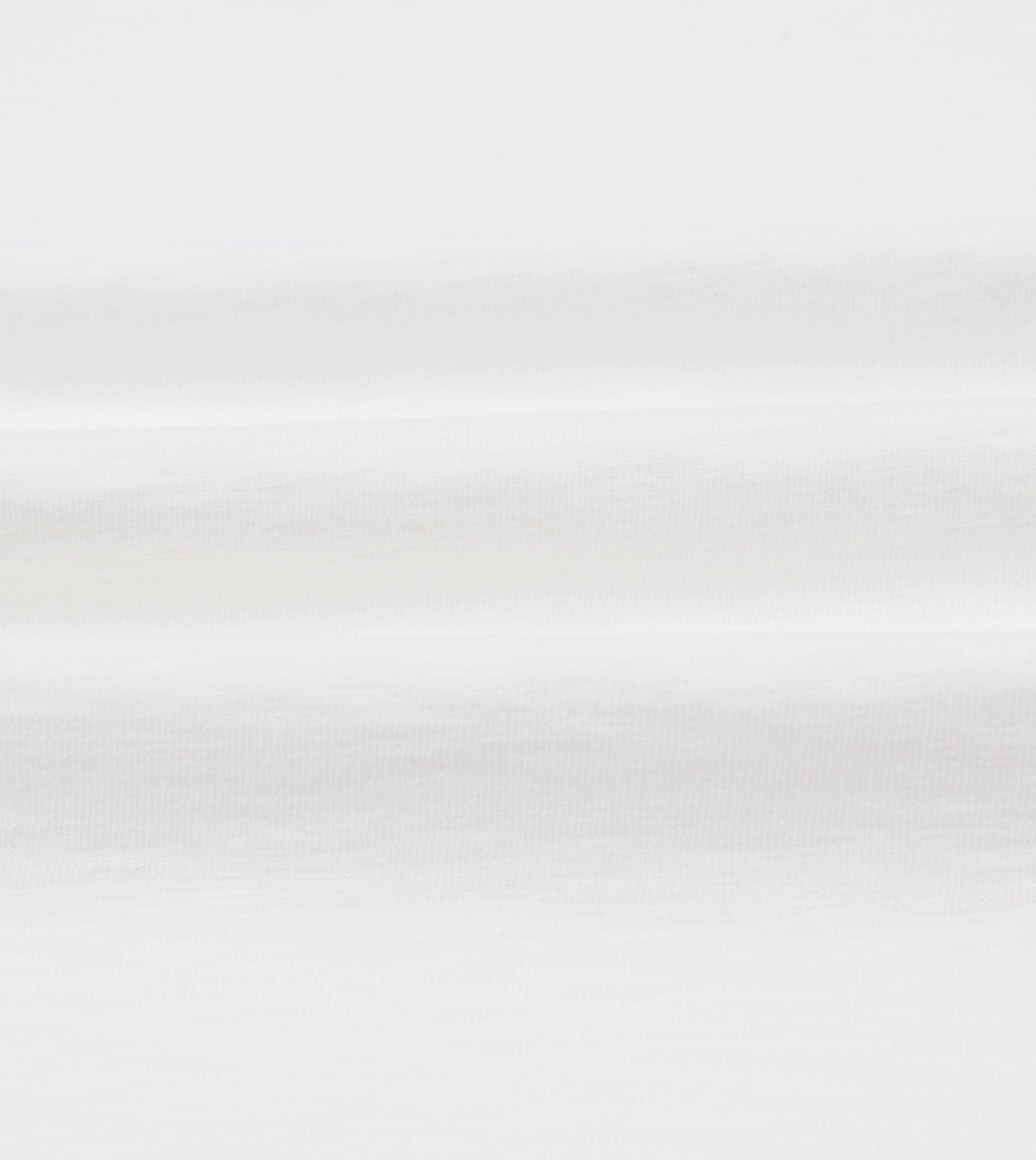 White Flamé Cotton Crew Neck Hiking T-Shirt