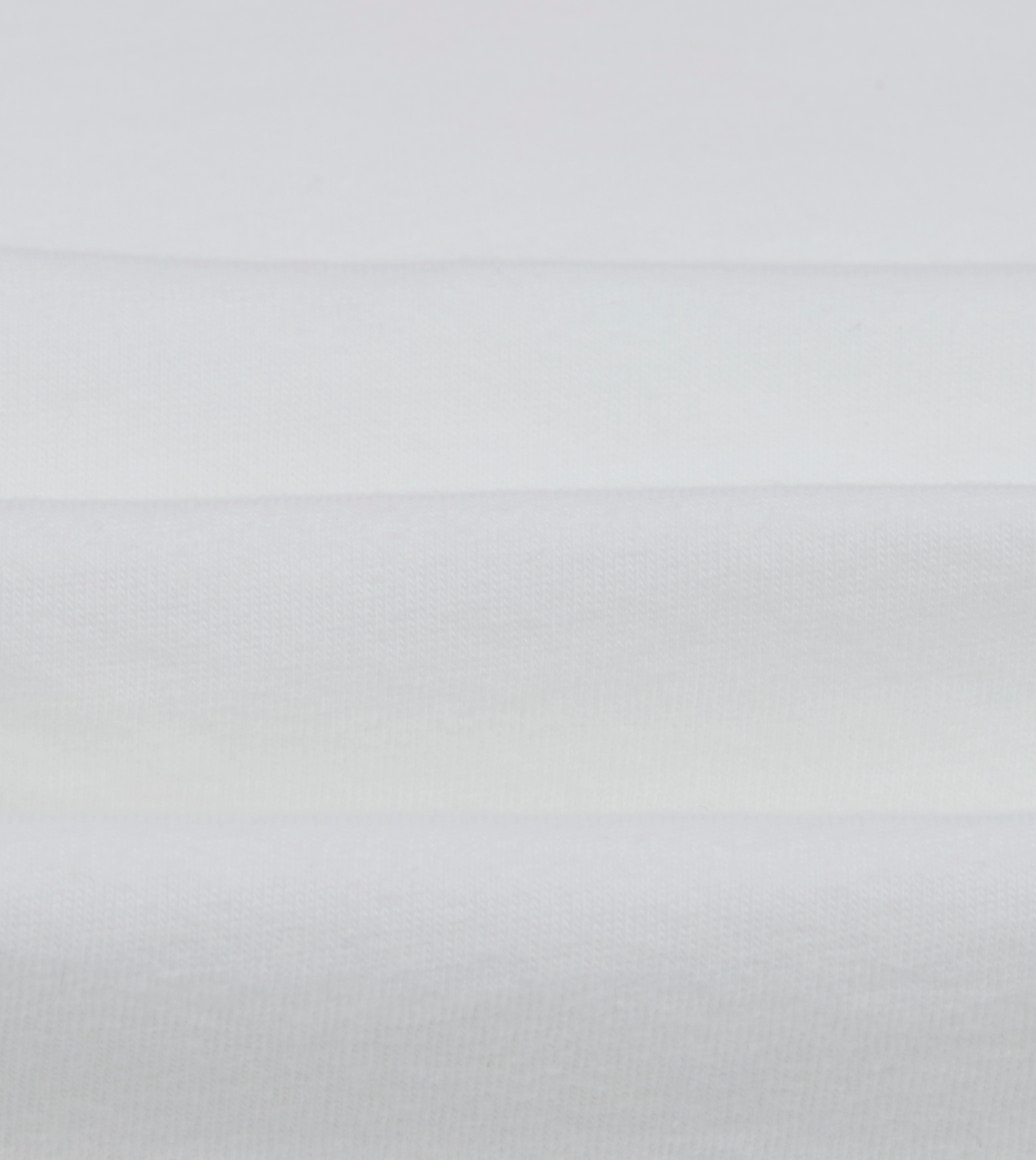 White Cotton Two-Button Henley T-Shirt