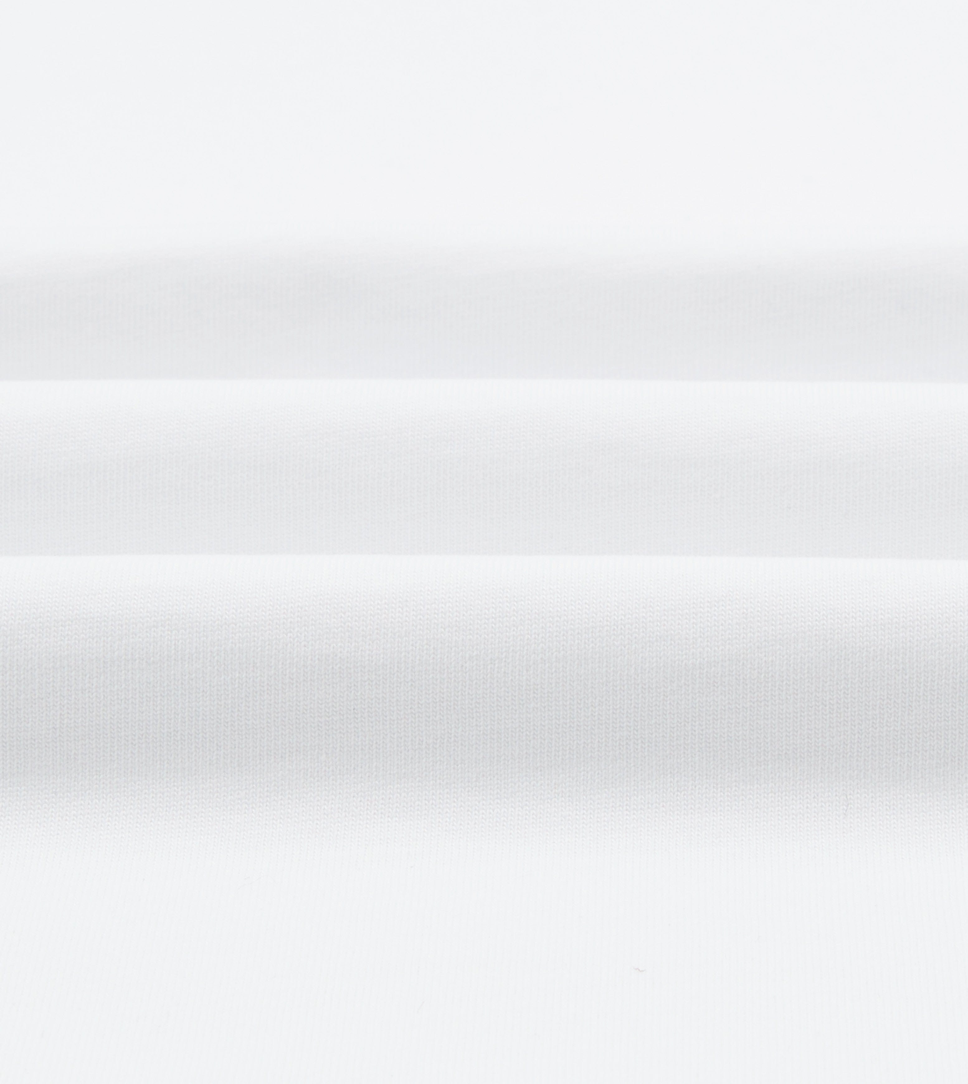 White and Red Tipped Ringer T-Shirt