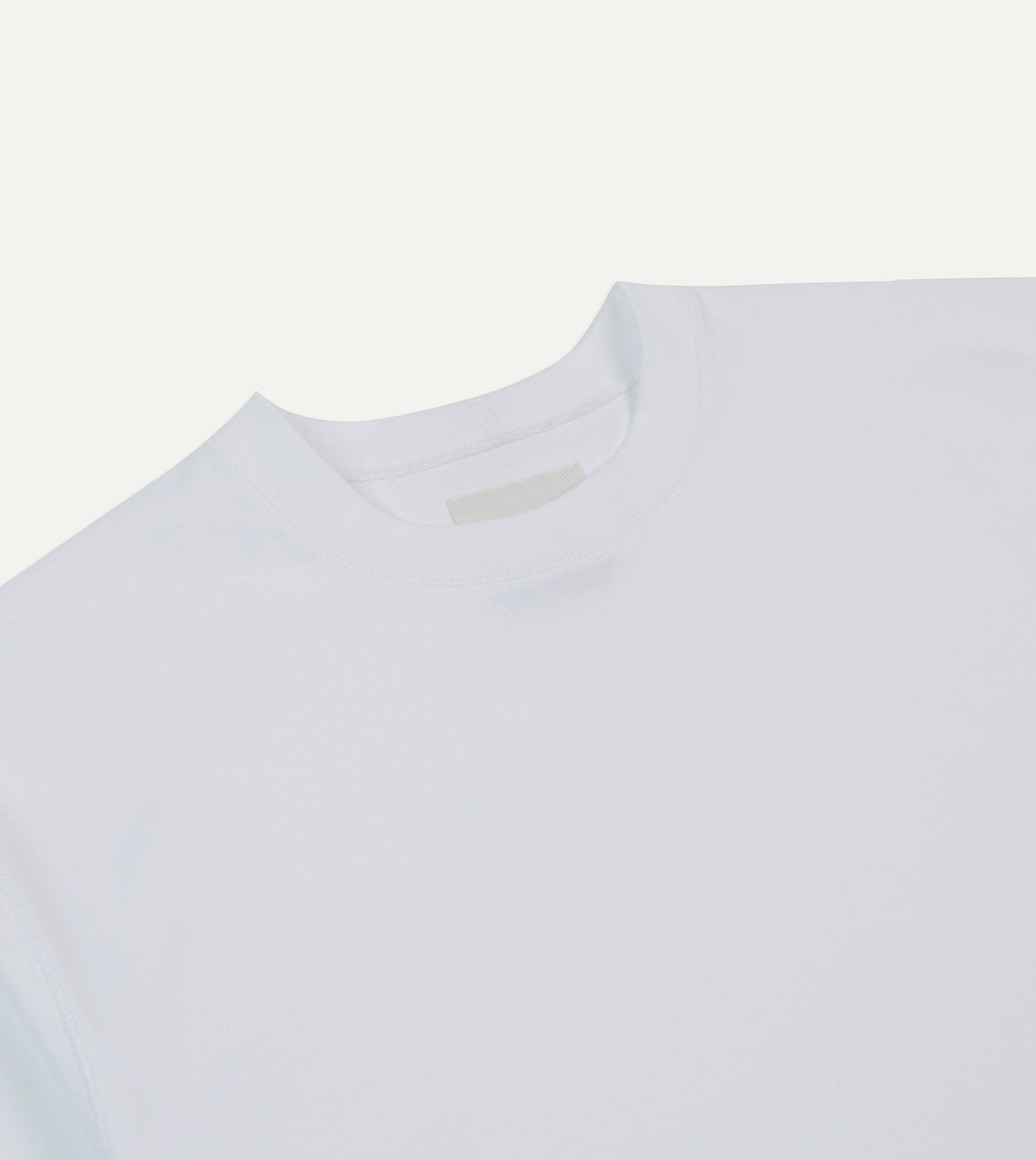 White Horseshoe Embroidered Crew Neck Hiking T-Shirt