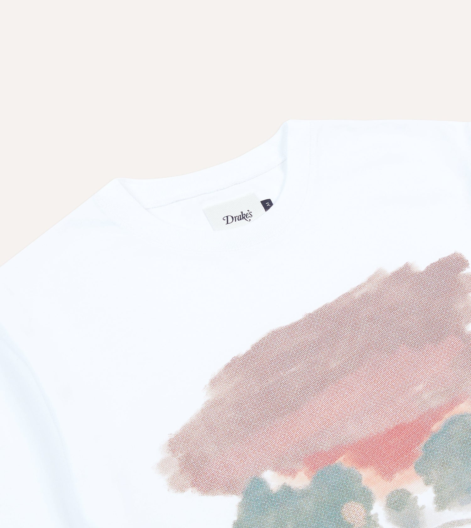 White Street Print Short-Sleeve Hiking T-Shirt