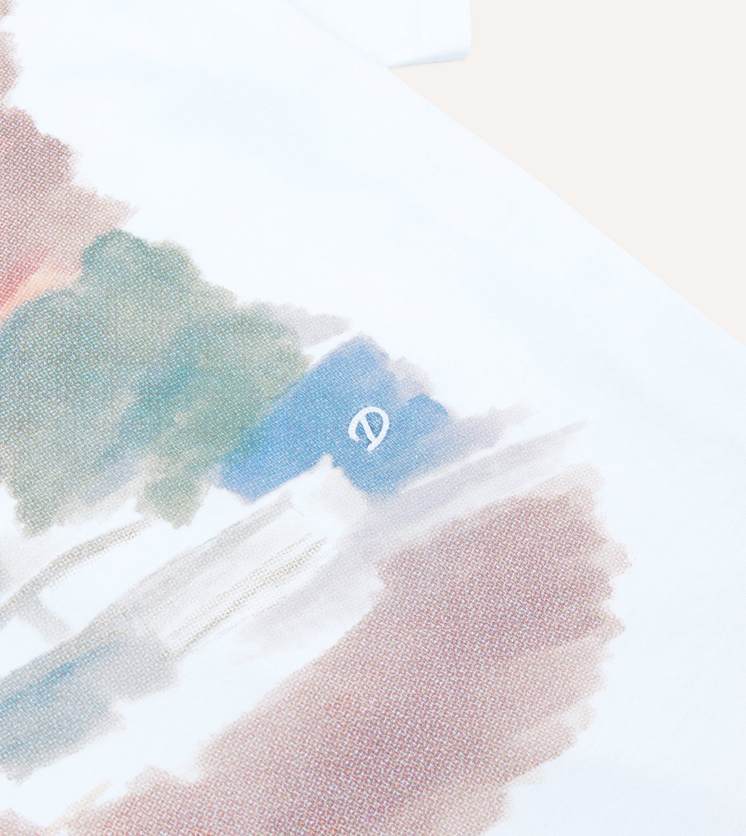 White Street Print Short-Sleeve Hiking T-Shirt