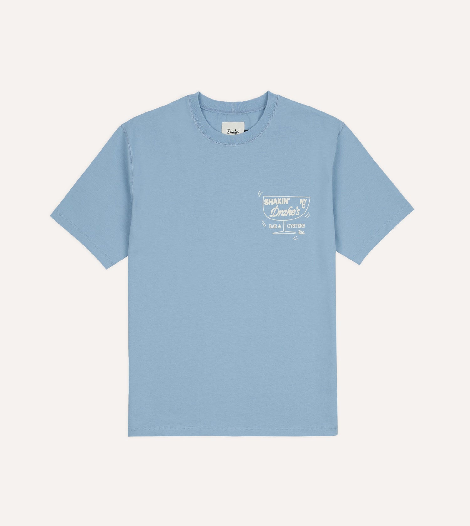 Blue ‘Shuck’ Print Short-Sleeve Hiking T-Shirt