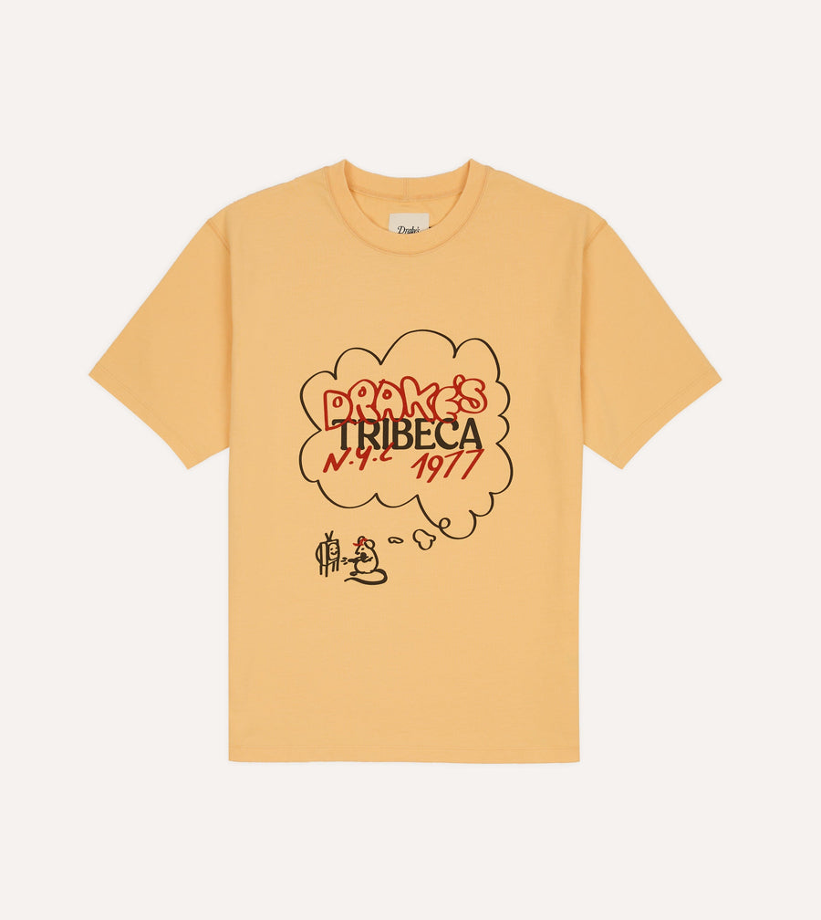 Yellow 'Tribeca' Print Short-Sleeve Hiking T-Shirt