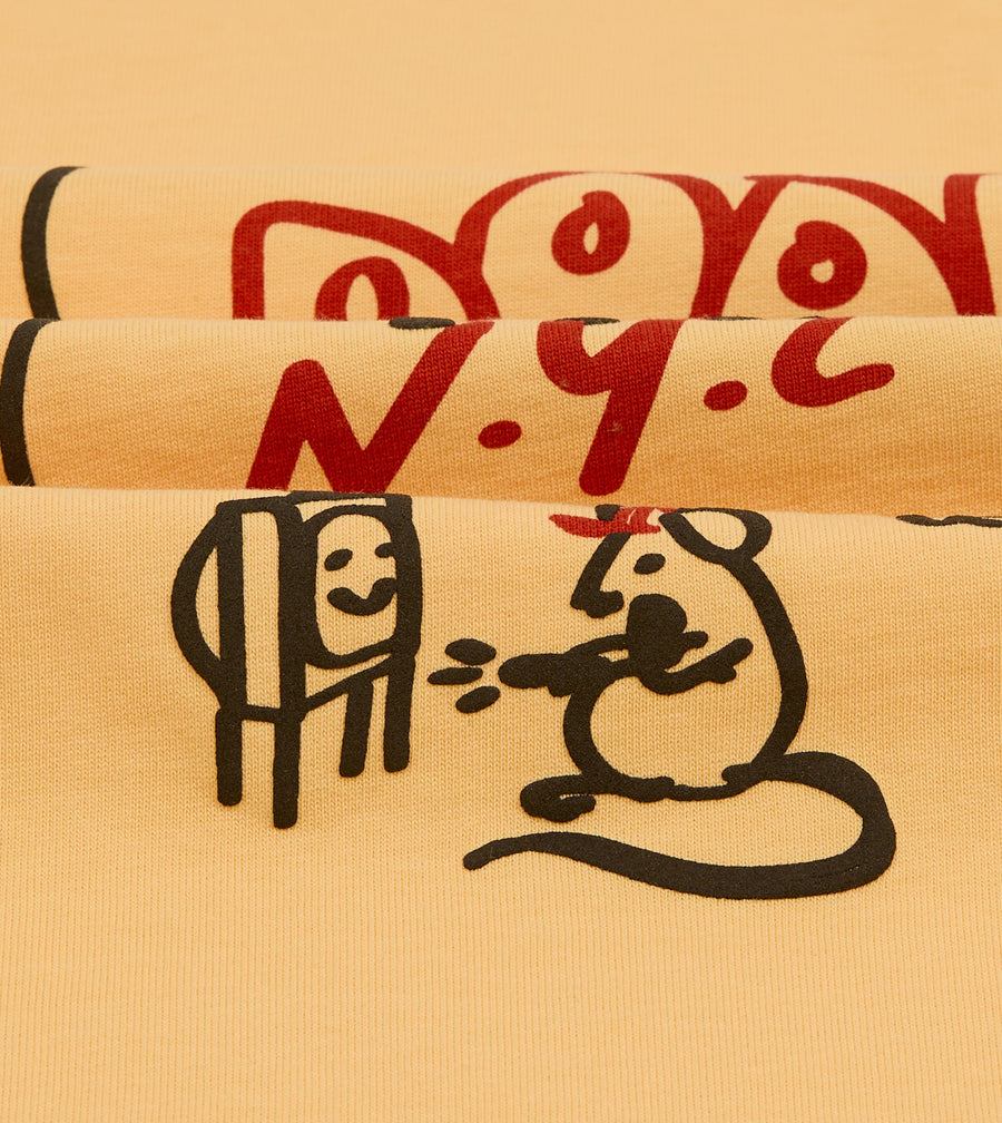 Yellow 'Tribeca' Print Short-Sleeve Hiking T-Shirt